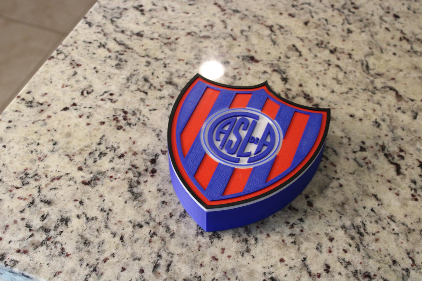 Escudo 3D de Los Cuervos de Boedo. Club San Lorenzo de Almagro. El Santo. Solo para fanáticos.