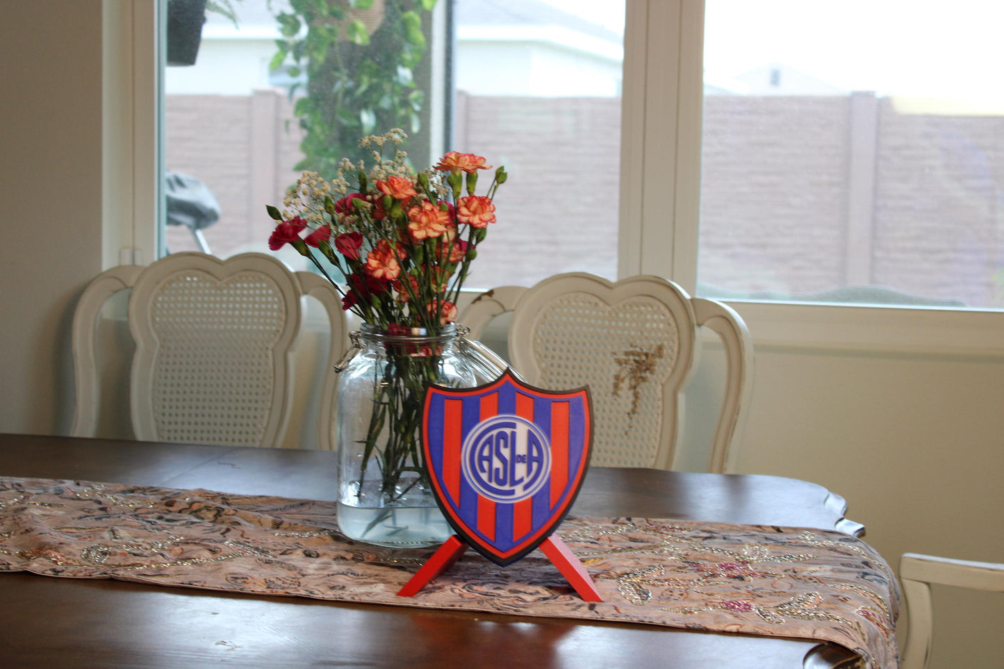 Escudo 3D de Los Cuervos de Boedo. Club San Lorenzo de Almagro. El Santo. Solo para fanáticos.