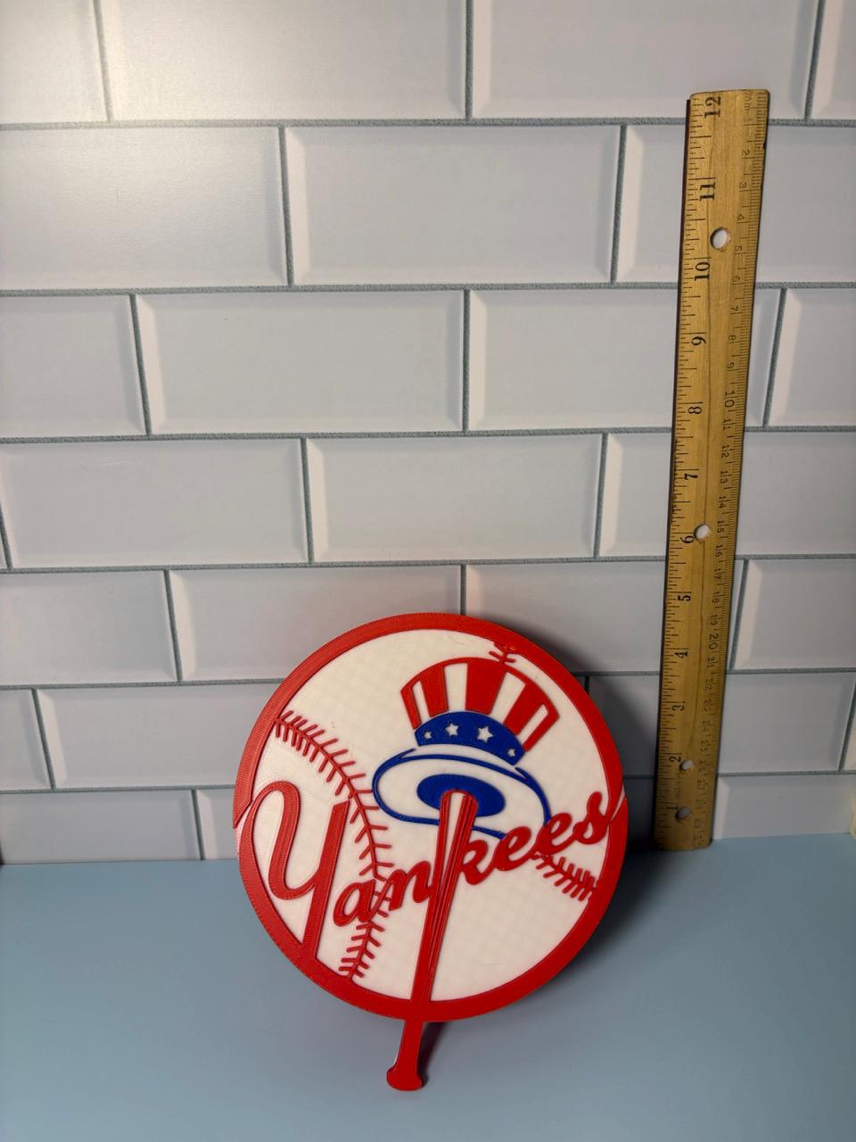 NY Yankees 3D Printed Storage Box | Baseball Fan Gift | Made in USA