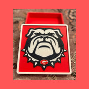 Georgia Bulldogs 3D Printed Storage Box | UGA Gift | Graduation Gift | Desk Organizer | Personalized College Gift Tiki-Taka3D