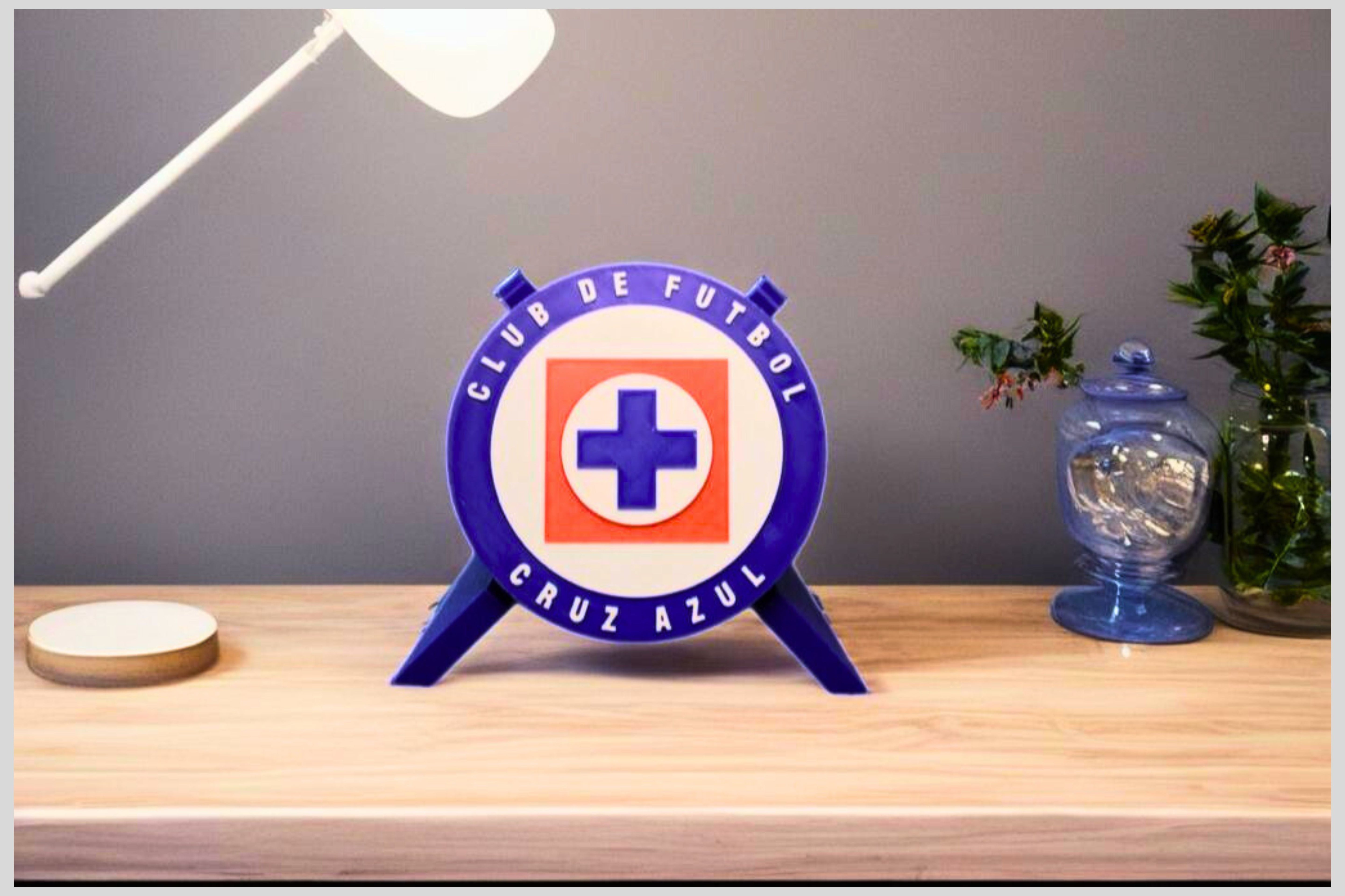 Club de Fútbol Cruz Azul. La Máquina Cementera.Liga MX.  Mejor regalo para un Celeste. Soccer Regalo para papá/hermano/primo/etc. 3D Printed Tiki-Taka3D