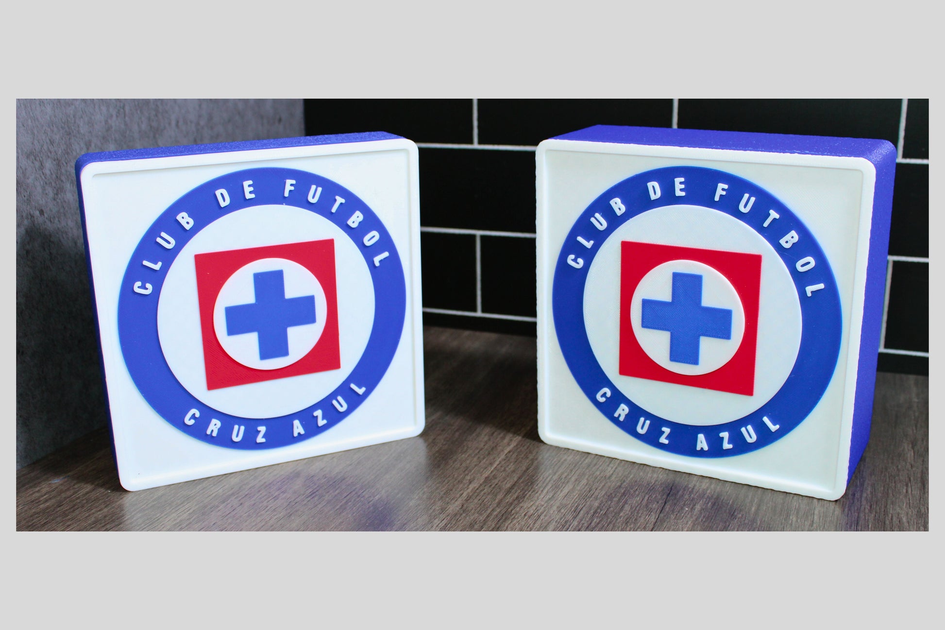 Club de Fútbol Cruz Azul. La Máquina Cementera.Liga MX.  Mejor regalo para un Celeste. Soccer Regalo para papá/hermano/primo/etc. 3D Printed Tiki-Taka3D