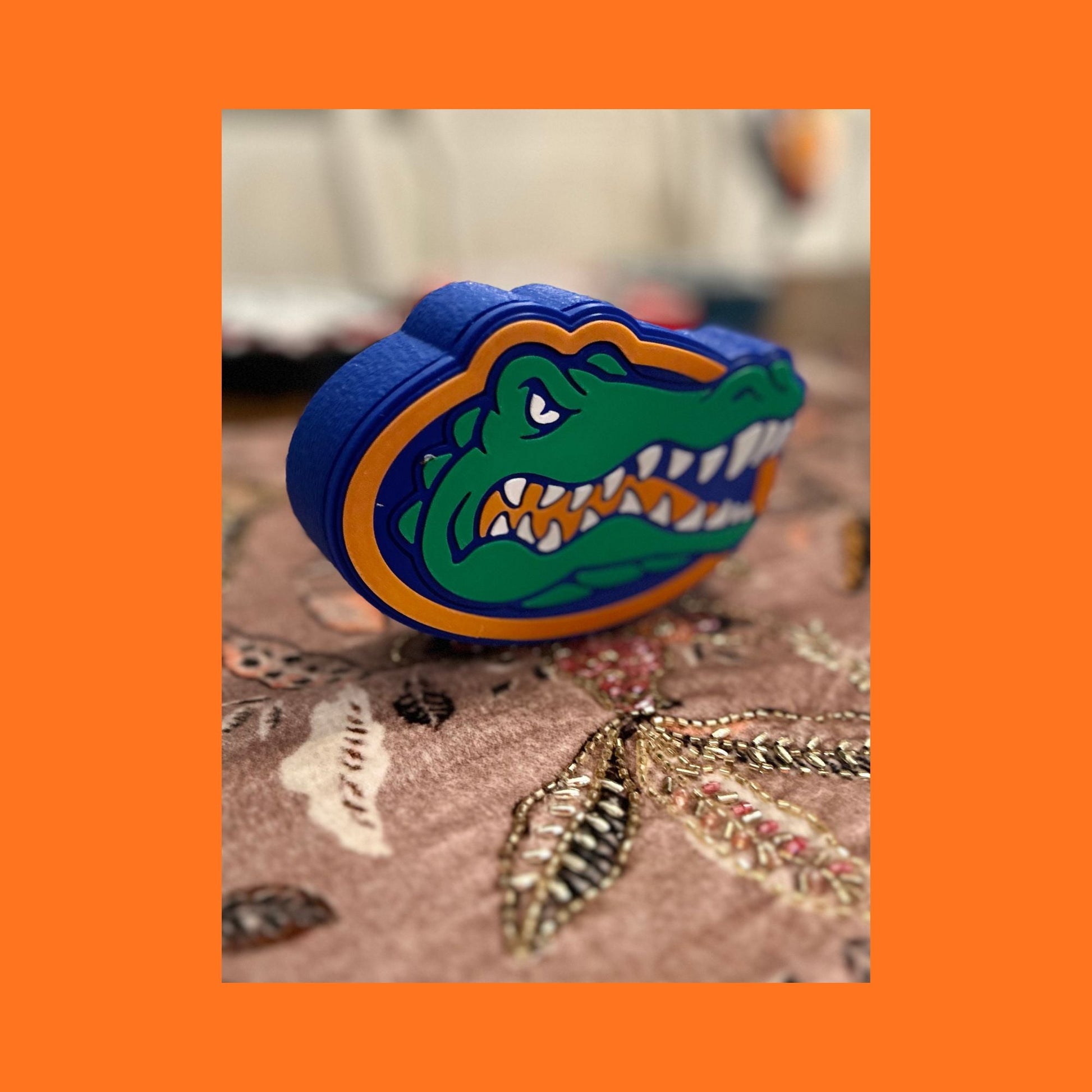 Florida Gators 3D Printed Storage Box | UF Gift | Graduation Gift | Desk Organizer | Go Gators College Gift Tiki-Taka3D