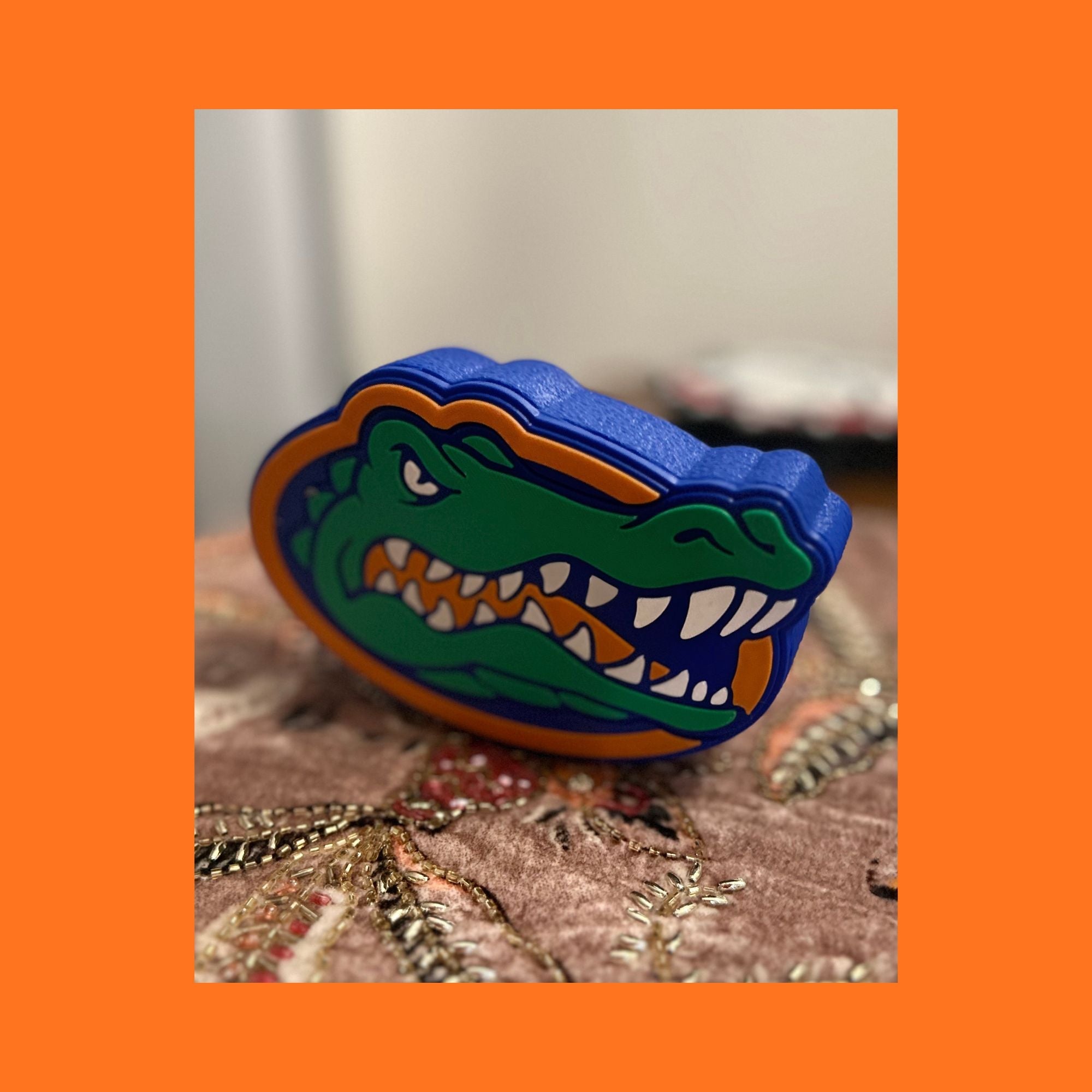 Florida Gators 3D Printed Storage Box | UF Gift | Graduation Gift | Desk Organizer | Go Gators College Gift Tiki-Taka3D