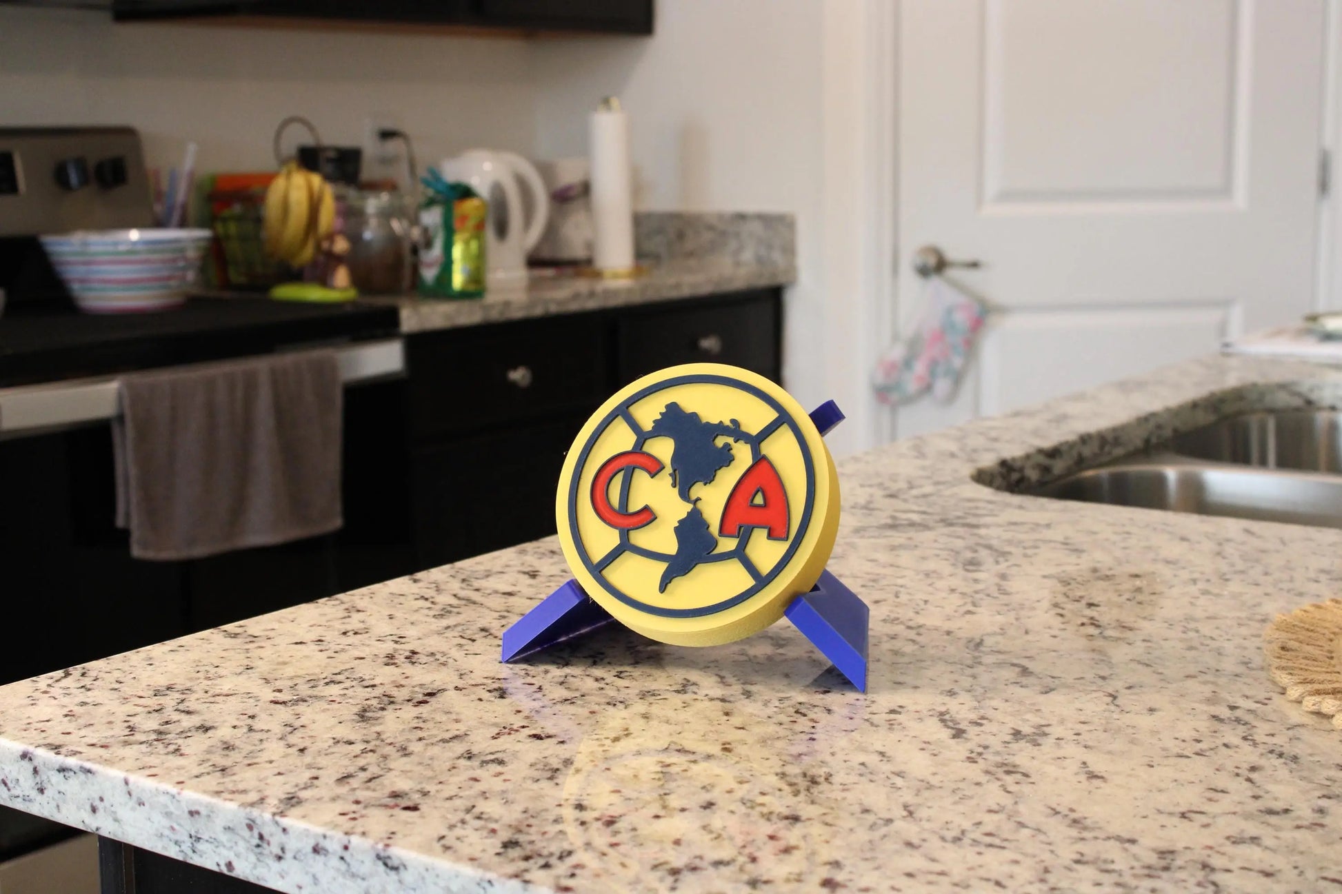Club América 3D Printed Emblem – Perfect Soccer Gift for True Americanistas Tiki-Taka3D