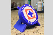 Club de Fútbol Cruz Azul. La Máquina Cementera.Liga MX.  Mejor regalo para un Celeste. Soccer Regalo para papá/hermano/primo/etc. 3D Printed Tiki-Taka3D