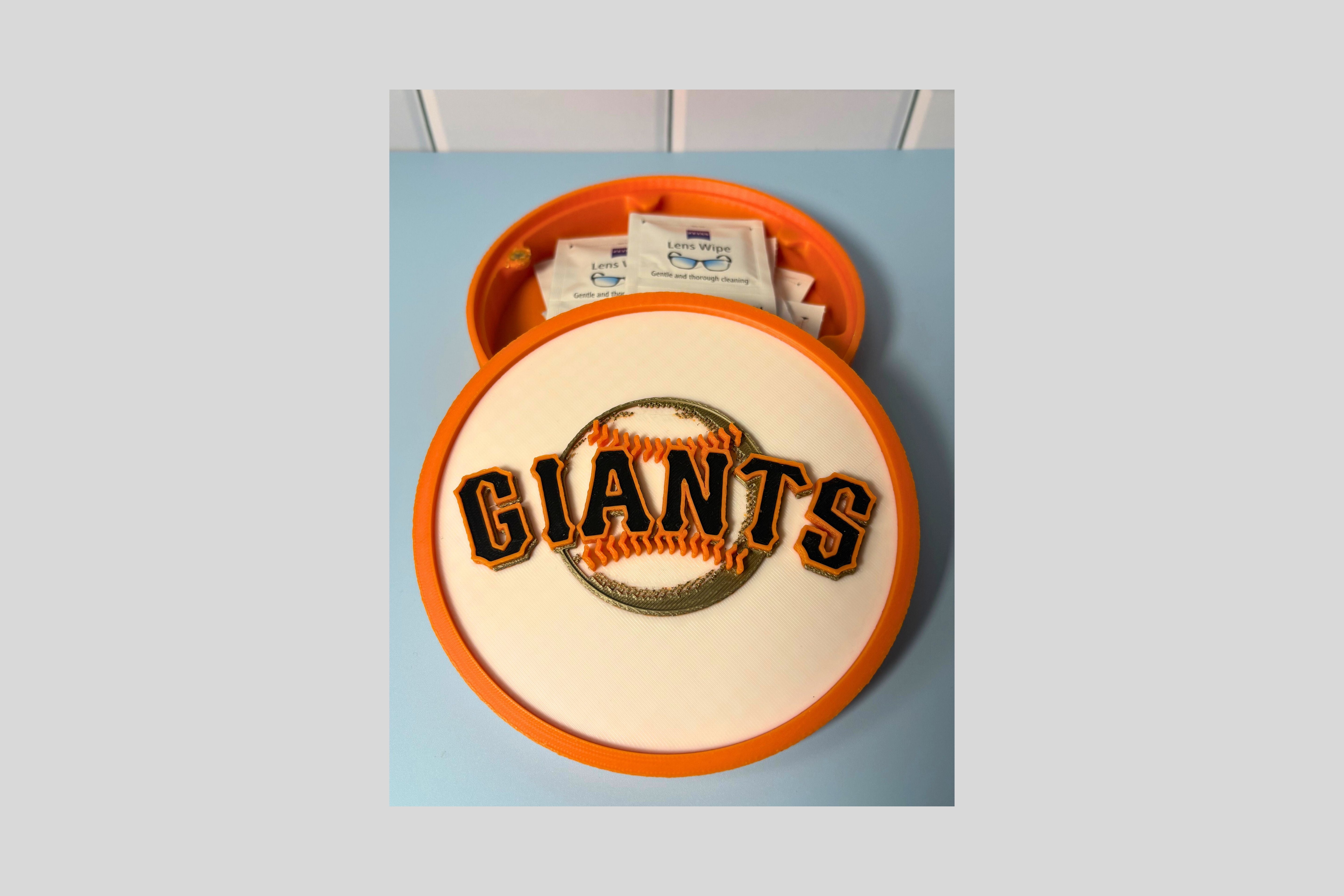 Customized San Francisco Giants 3D Printed Plaque: Unique MLB Baseball Fan Gift for Sports Decor Tiki-Taka3D