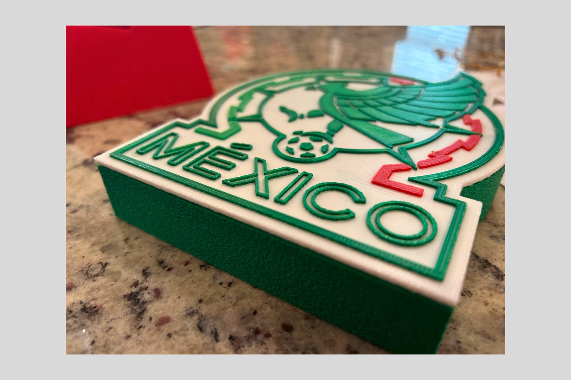 Mexico National Team 3D Printed Plaque – Soccer Dad Gift & Man Cave Decor My Store