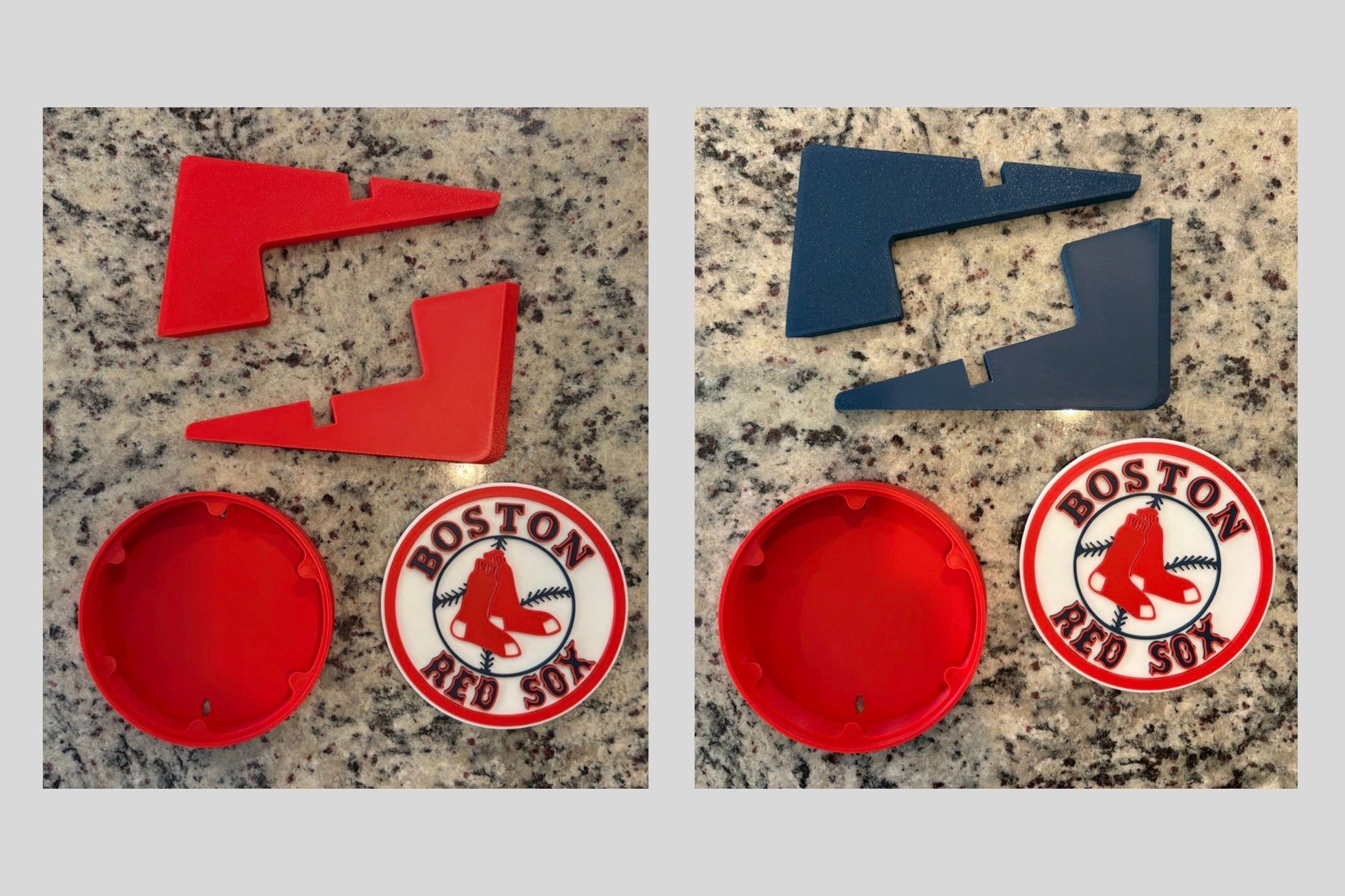 Customized Boston Red Sox 3D Printed Plaque: Unique MLB Baseball Fan Gift for Sports Decor Tiki-Taka3D