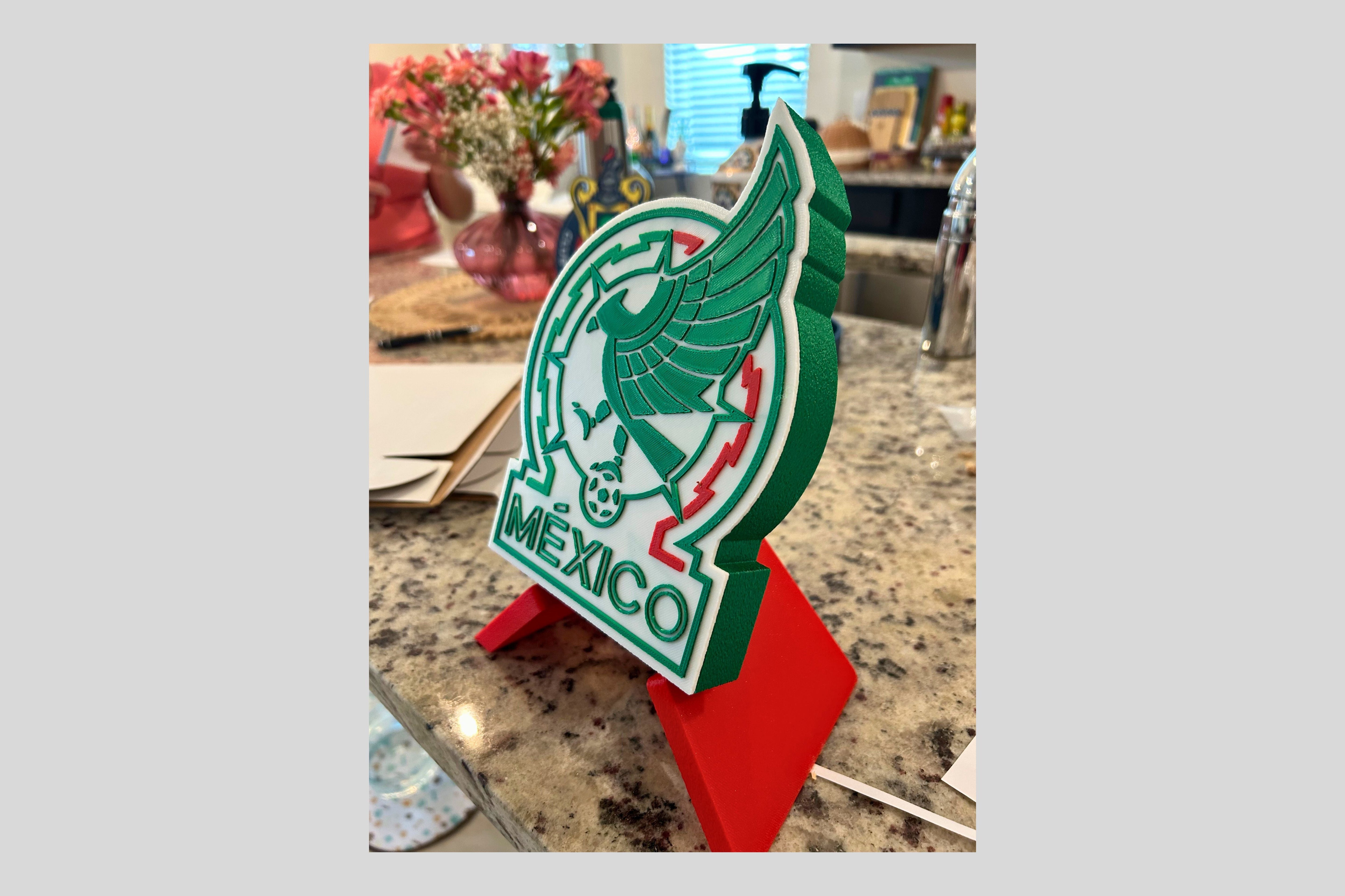 Mexico National Team 3D Printed Plaque – Soccer Dad Gift & Man Cave Decor My Store