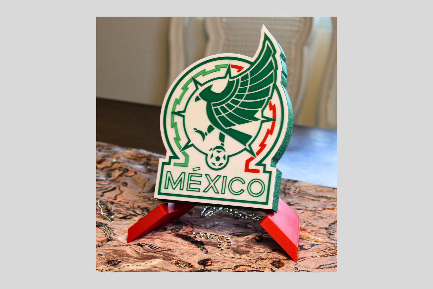 Mexico National Team 3D Decorative Box – Soccer Dad Gift & Man Cave Decor My Store
