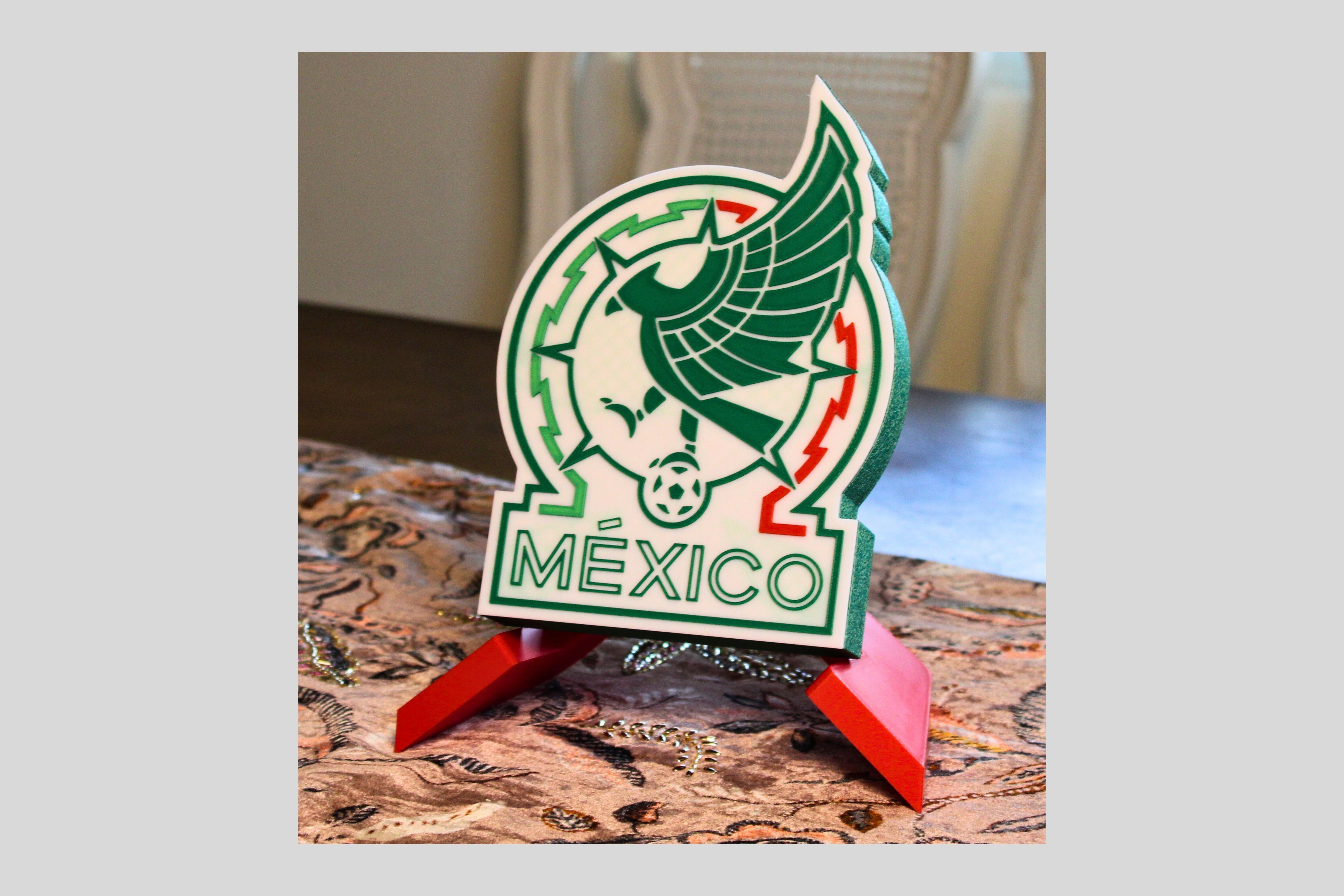 Mexico National Team 3D Printed Plaque – Soccer Dad Gift & Man Cave Decor My Store