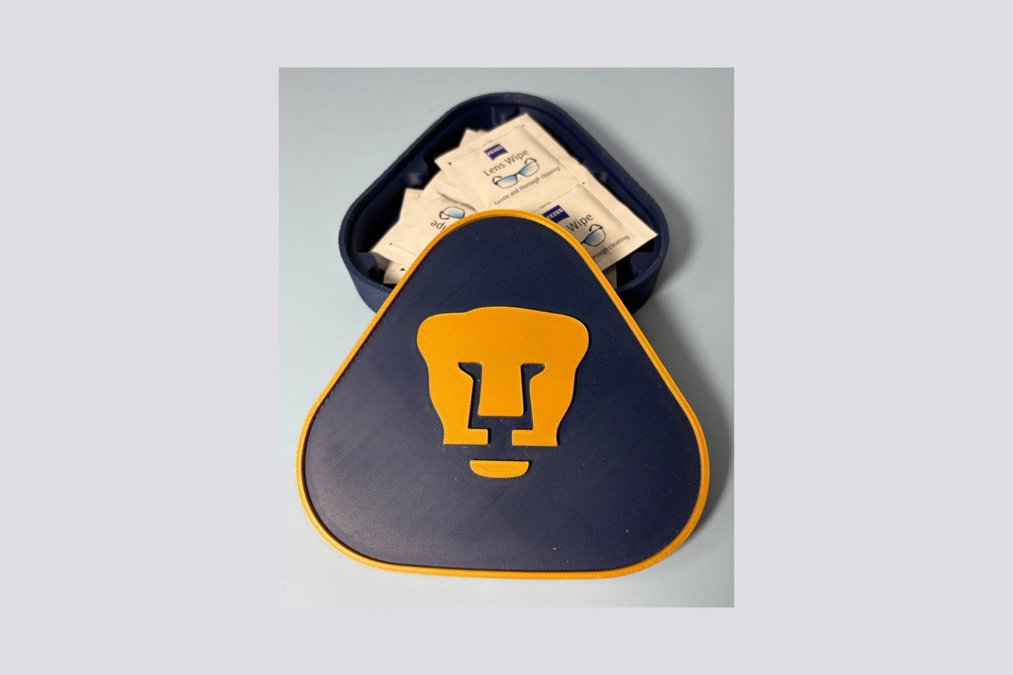 Pumas UNAM 3D Decorative Box | Universitario Soccer Shield | Customizable NFC | Handmade Mexican Fan Art| Mancave Sign Tiki-Taka3D