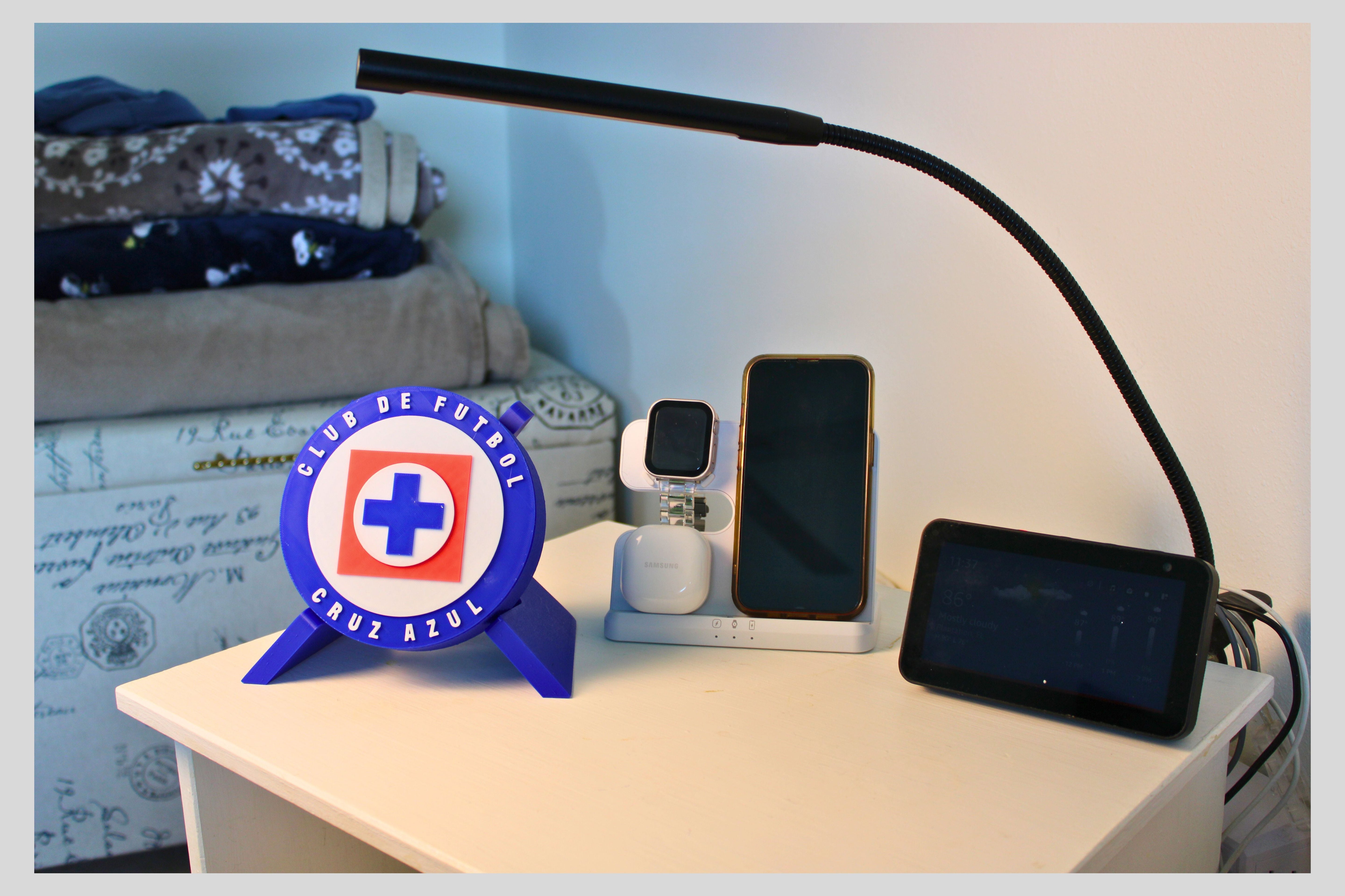 Club de Fútbol Cruz Azul. La Máquina Cementera.Liga MX.  Mejor regalo para un Celeste. Soccer Regalo para papá/hermano/primo/etc. 3D Printed Tiki-Taka3D