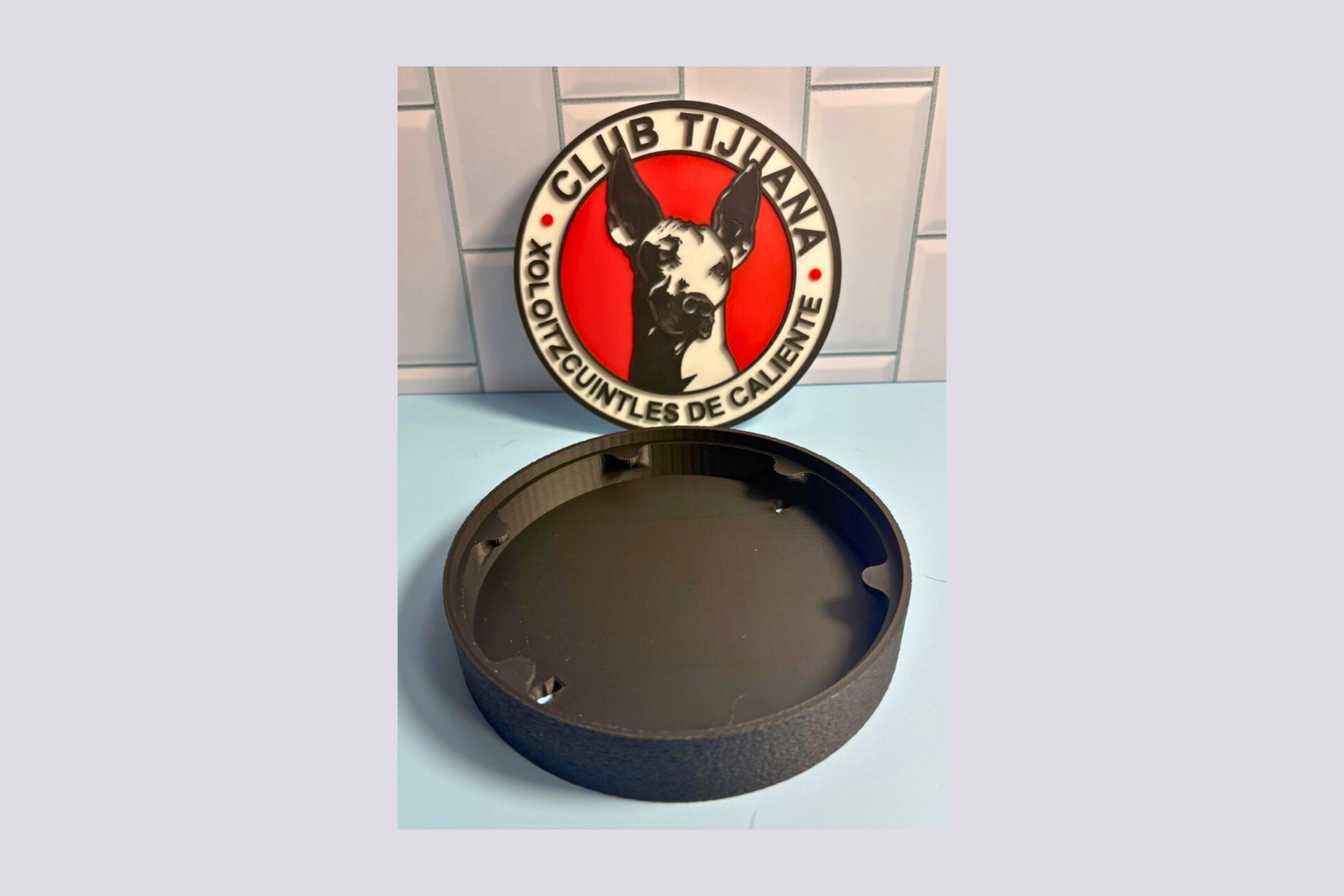 Xolos de Tijuana 3D Logo Stash Box Keepsake | Unique Soccer Fan Art Tiki-Taka3D