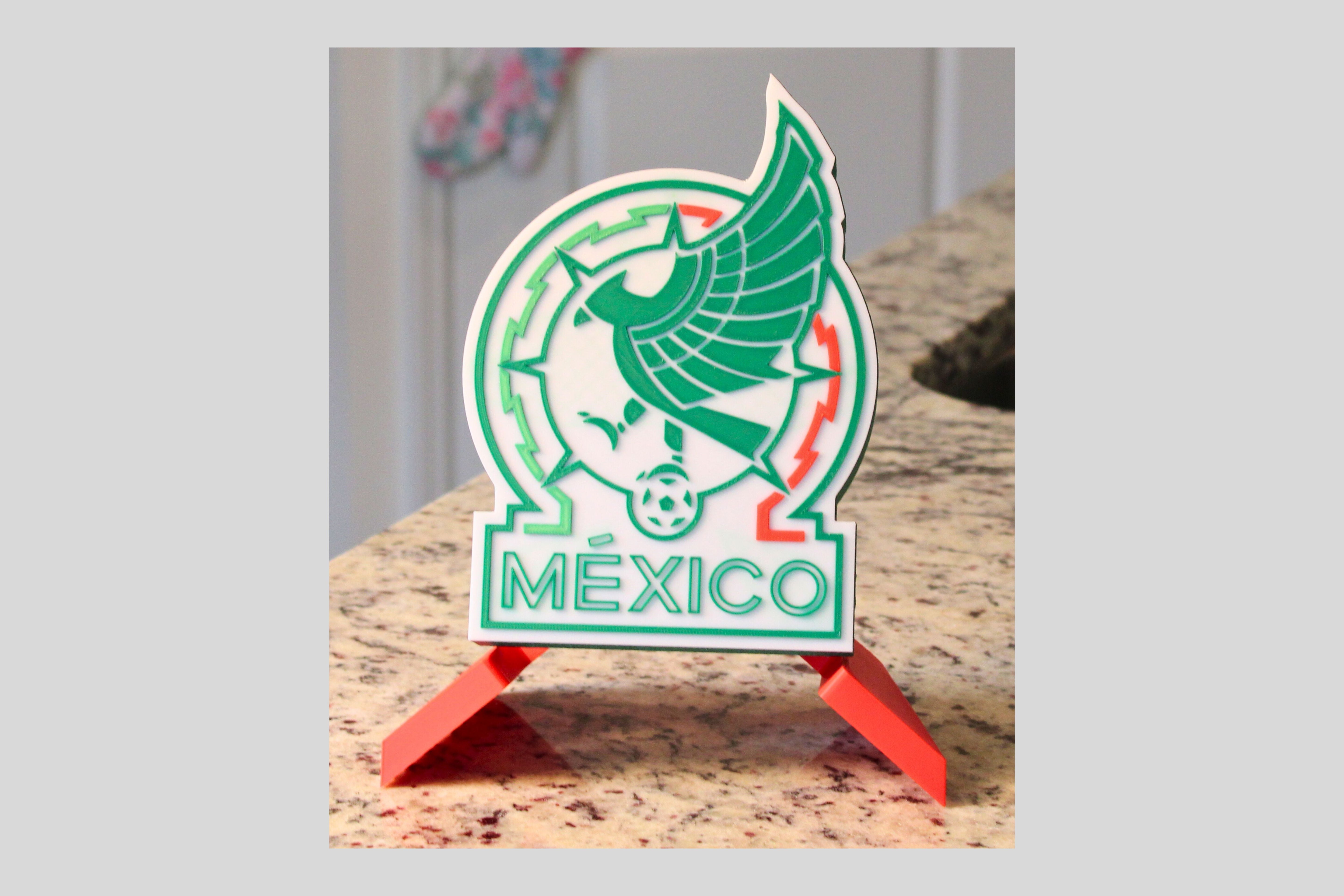 Mexico National Team 3D Printed Plaque – Soccer Dad Gift & Man Cave Decor My Store