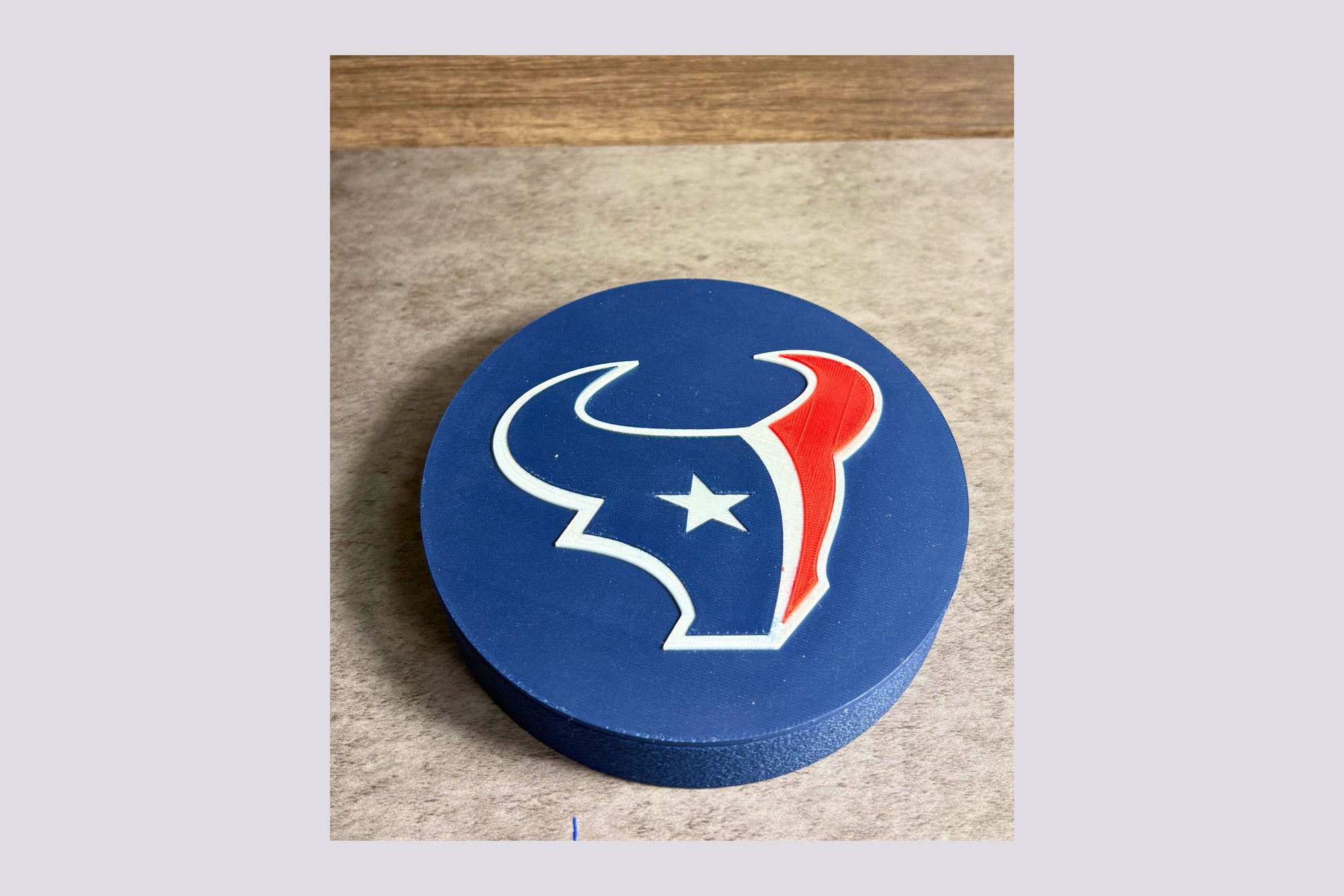 Texans 3D Logo Stash Box - Man Cave Sign - Keepsake Tiki-Taka3D