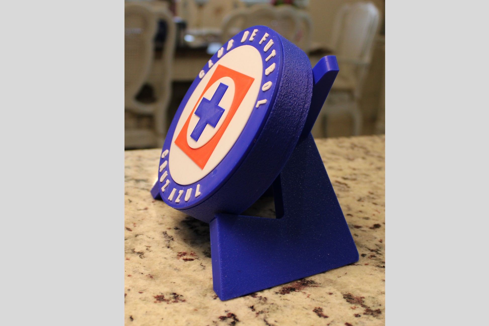 Club de Fútbol Cruz Azul. La Máquina Cementera.Liga MX.  Mejor regalo para un Celeste. Soccer Regalo para papá/hermano/primo/etc. 3D Printed Tiki-Taka3D