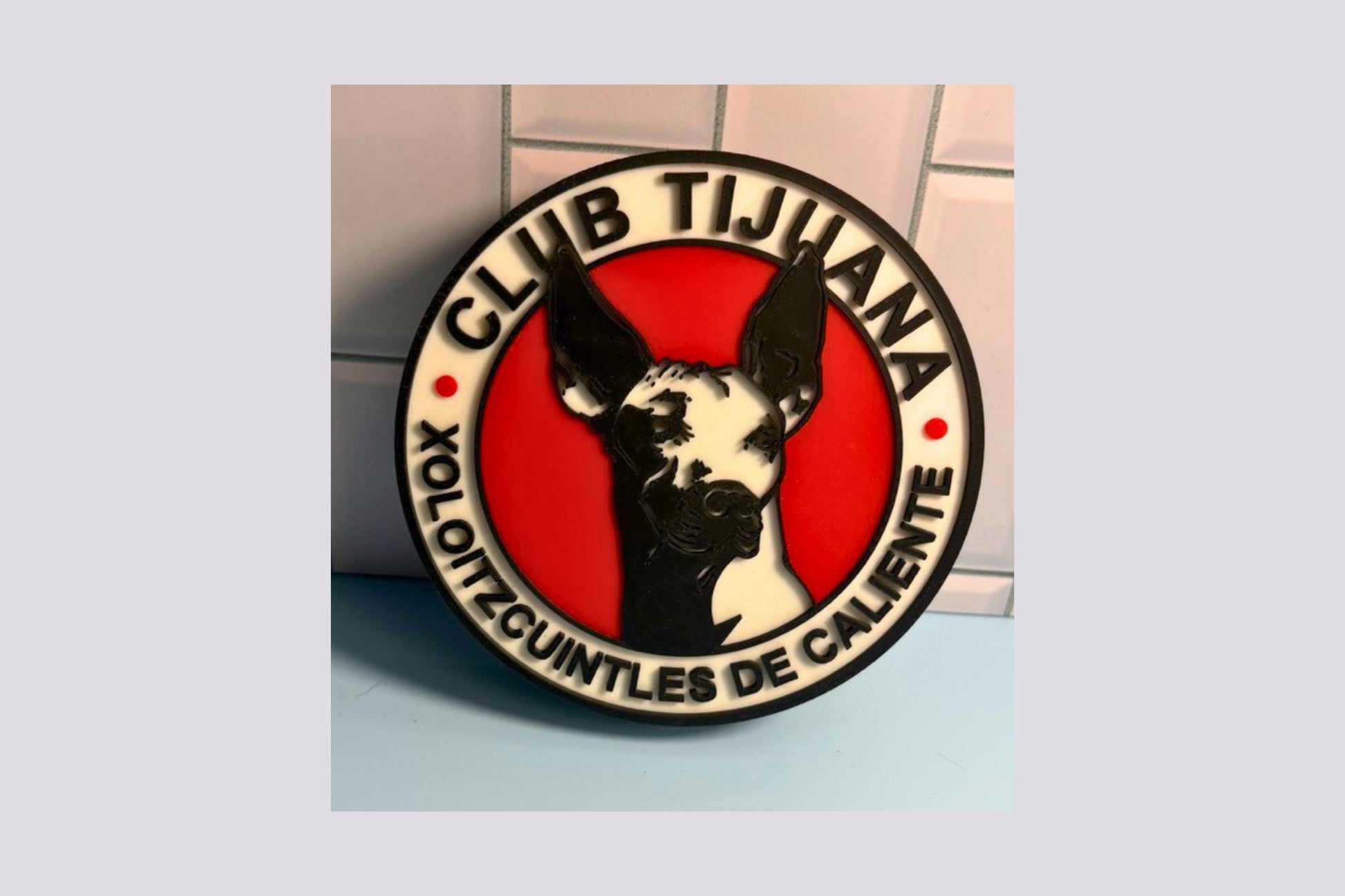 Xolos de Tijuana 3D Logo Stash Box Keepsake | Unique Soccer Fan Art Tiki-Taka3D
