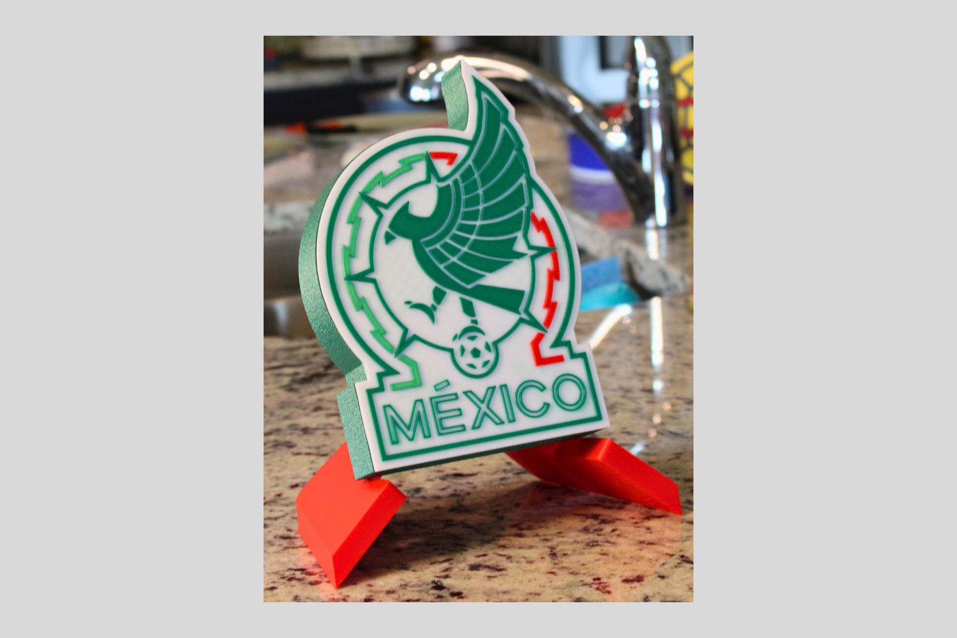 Mexico National Team 3D Printed Plaque – Soccer Dad Gift & Man Cave Decor My Store