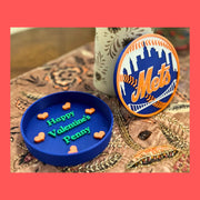 Man Cave Sign - Customized Mets 3D Logo Stash Box. Tiki-Taka3D