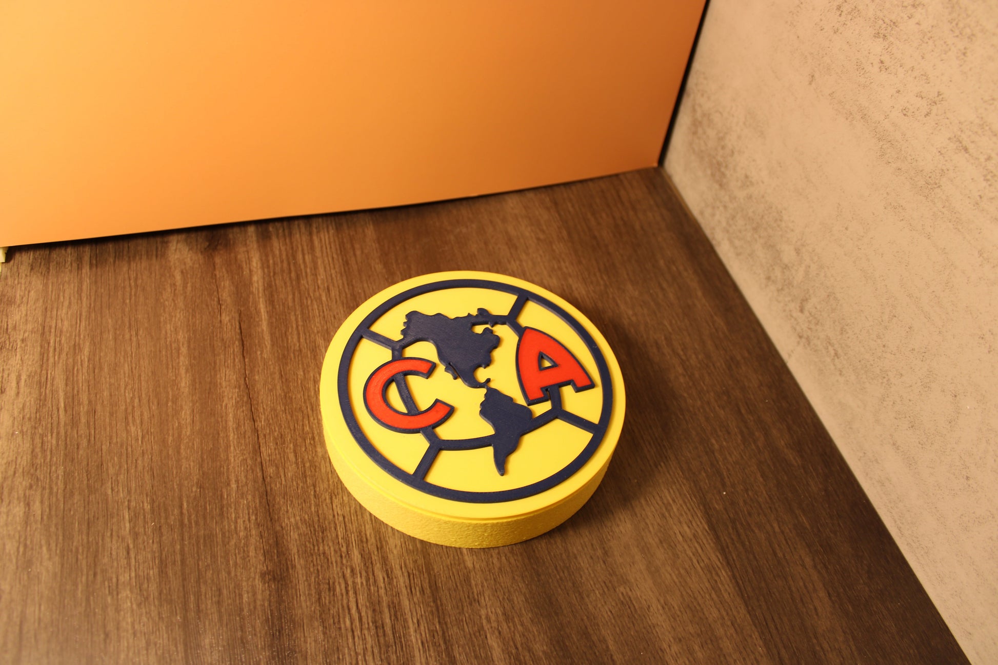 Club América 3D Printed Emblem – Perfect Soccer Gift for True Americanistas Tiki-Taka3D