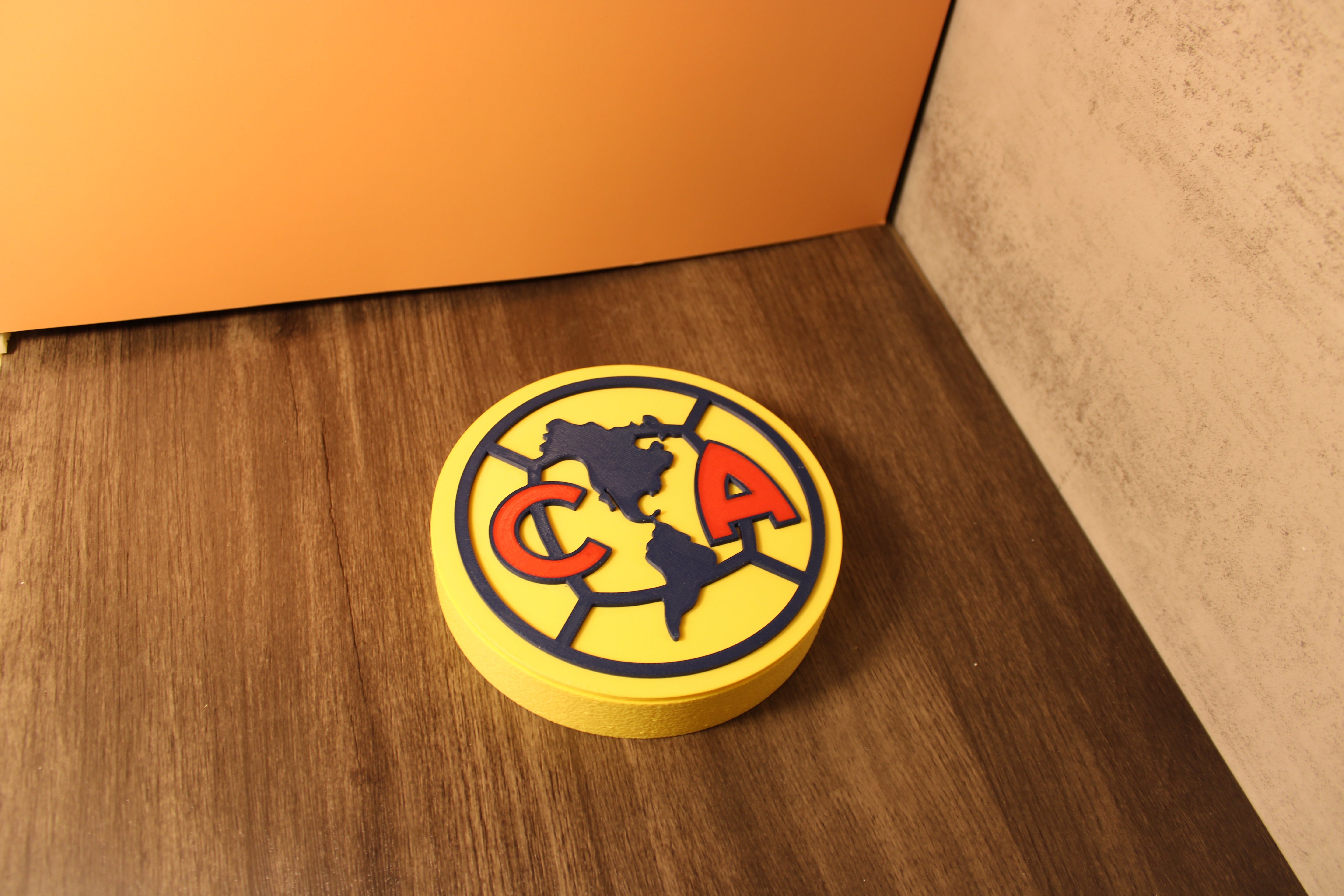 Club América 3D Printed Emblem – Perfect Soccer Gift for True Americanistas Tiki-Taka3D