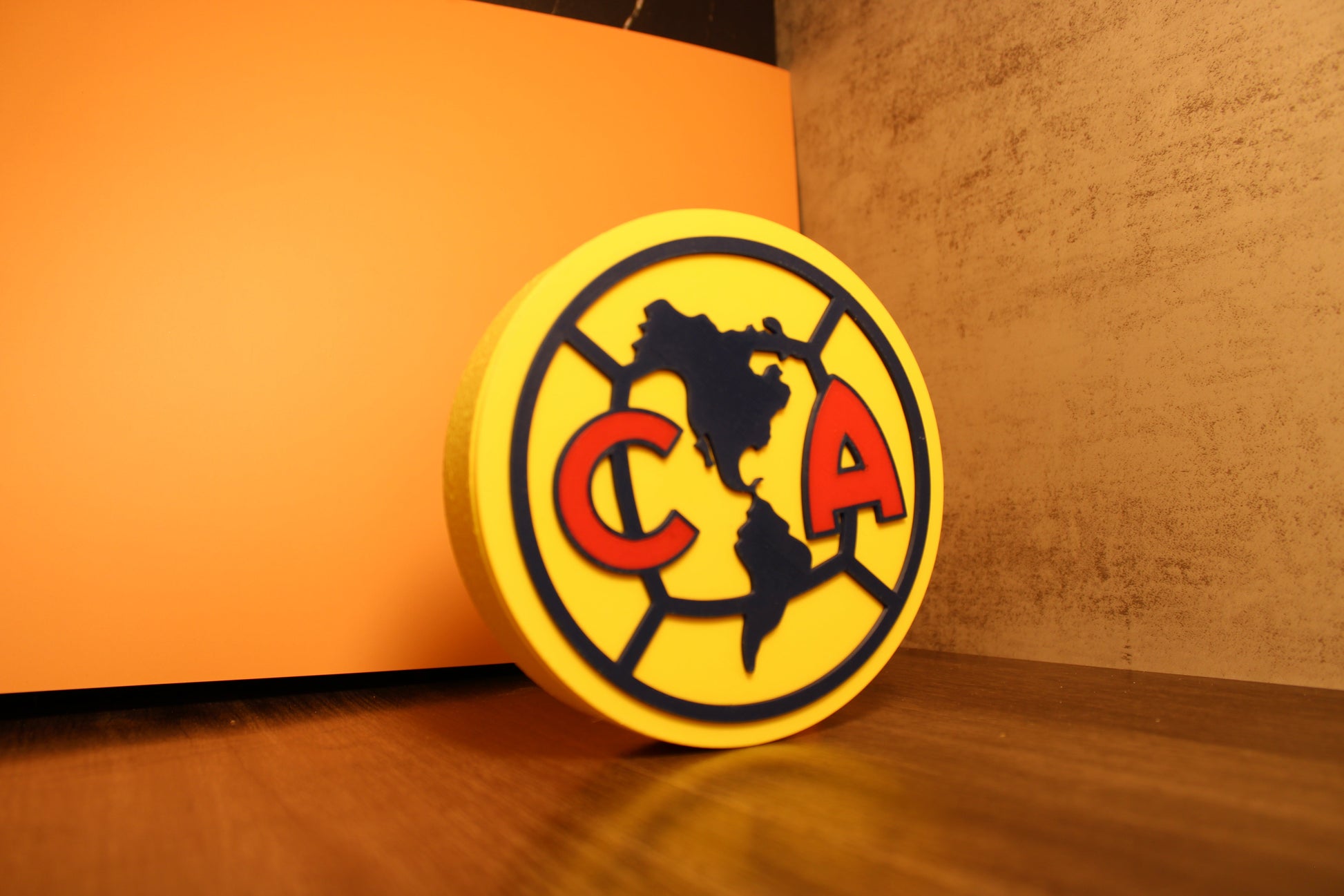 Club América 3D Printed Emblem – Perfect Soccer Gift for True Americanistas Tiki-Taka3D