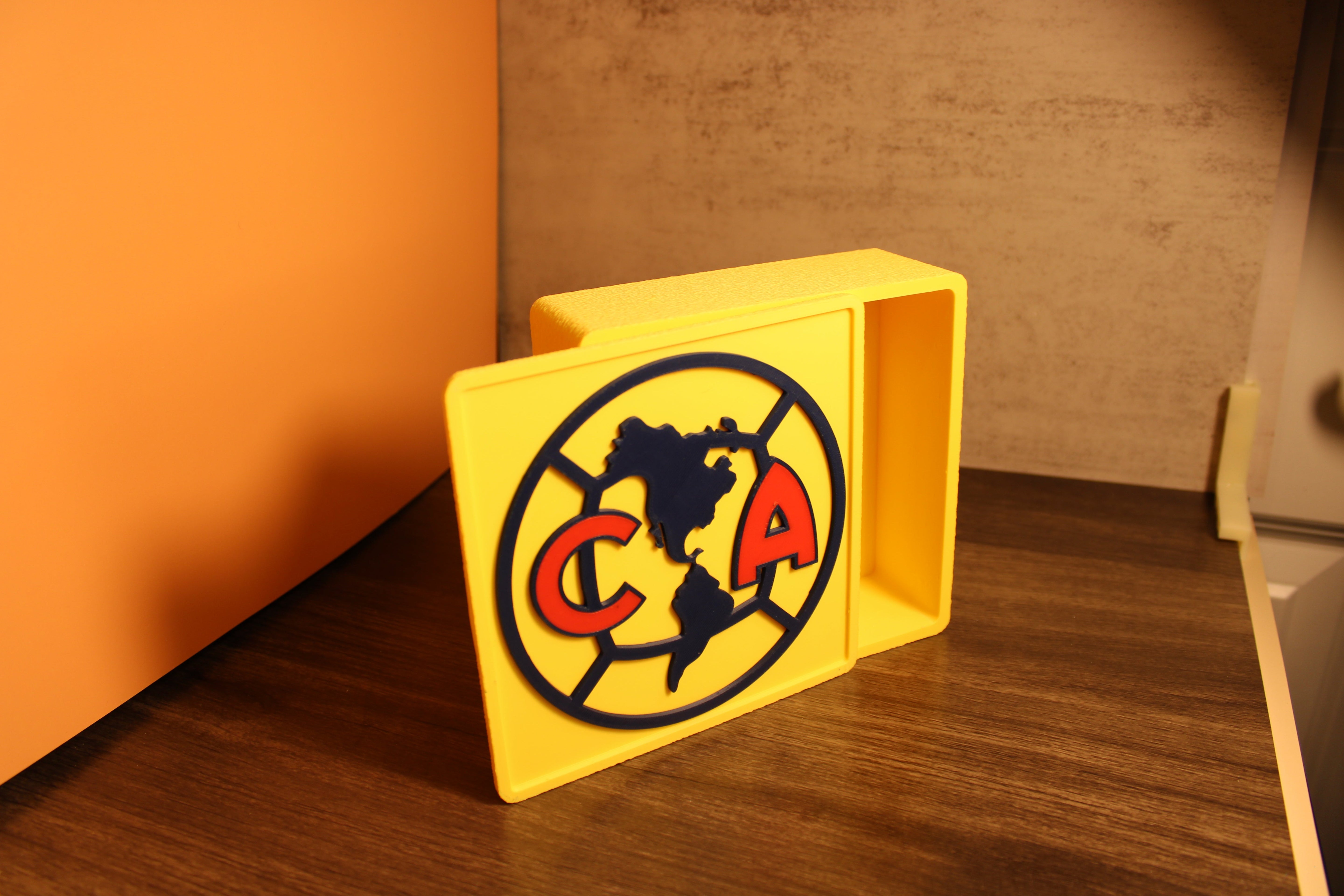 Club América 3D Printed Emblem – Perfect Soccer Gift for True Americanistas Tiki-Taka3D