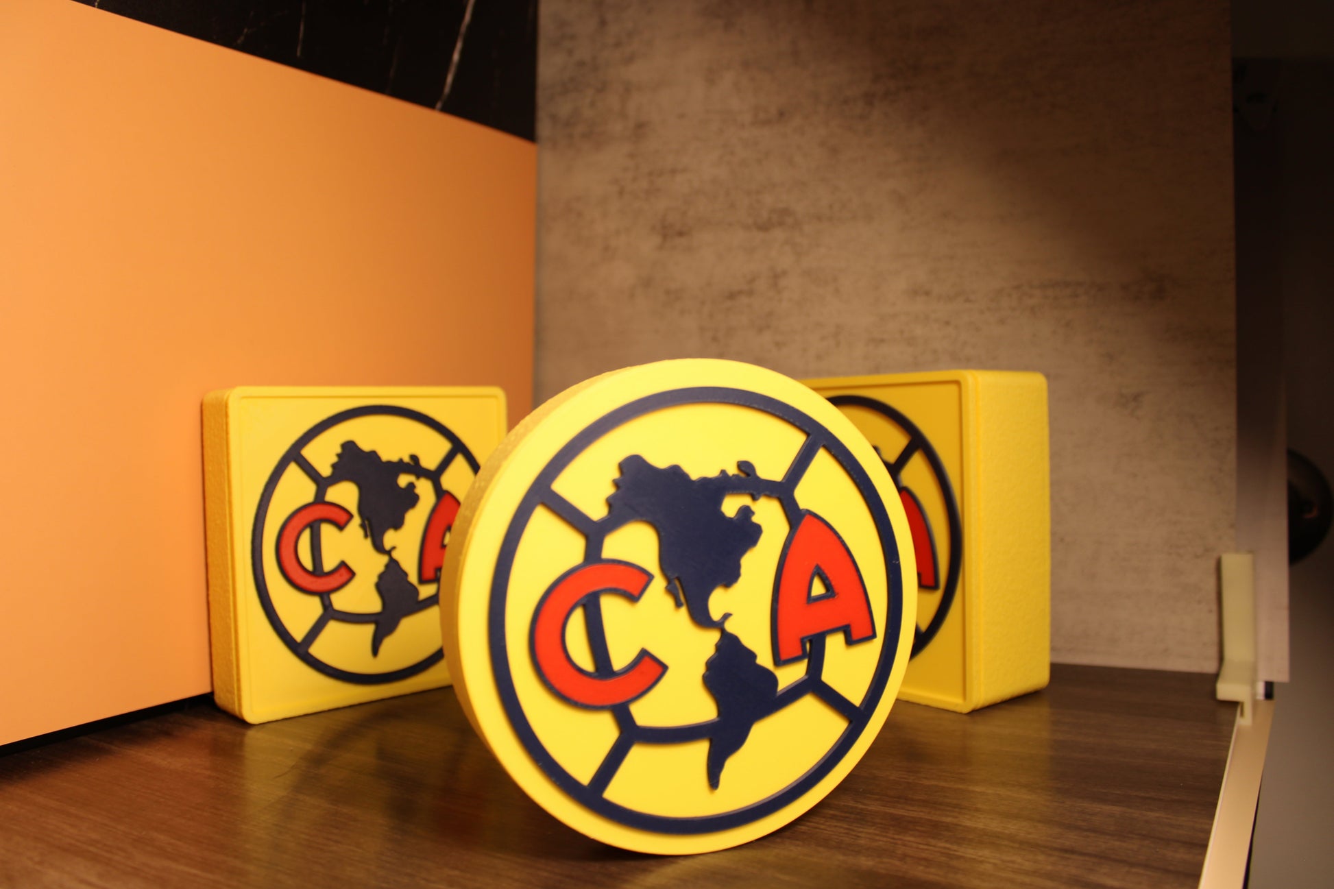 Club América 3D Printed Emblem – Perfect Soccer Gift for True Americanistas Tiki-Taka3D