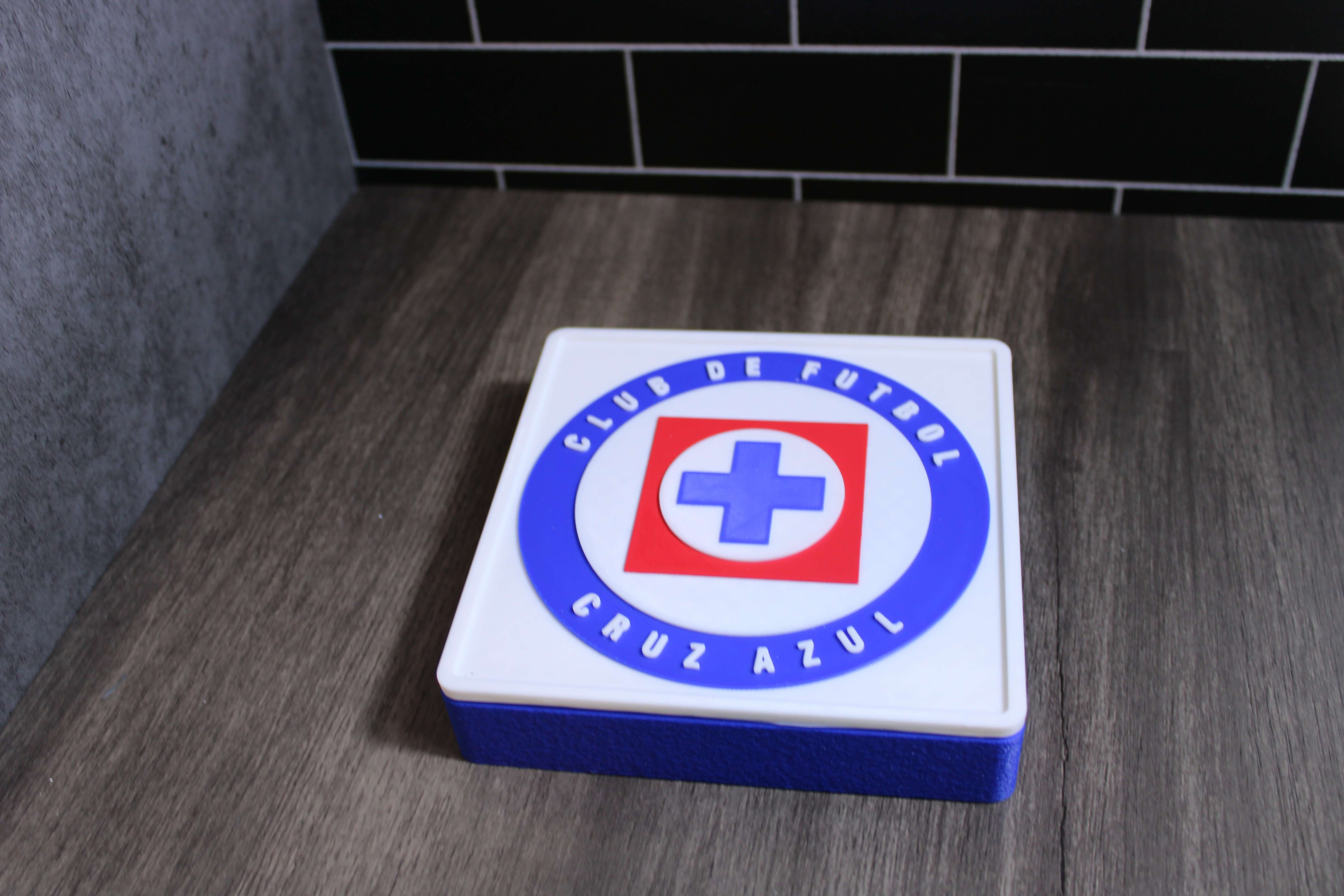 Club de Fútbol Cruz Azul. La Máquina Cementera.Liga MX.  Mejor regalo para un Celeste. Soccer Regalo para papá/hermano/primo/etc. 3D Printed Tiki-Taka3D