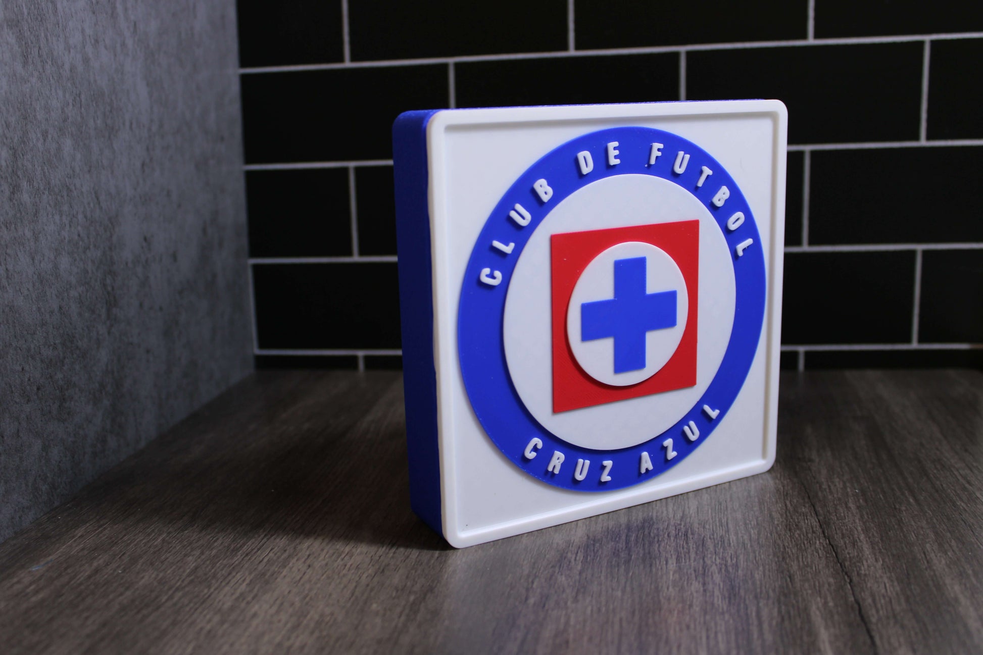 Club de Fútbol Cruz Azul. La Máquina Cementera.Liga MX.  Mejor regalo para un Celeste. Soccer Regalo para papá/hermano/primo/etc. 3D Printed Tiki-Taka3D