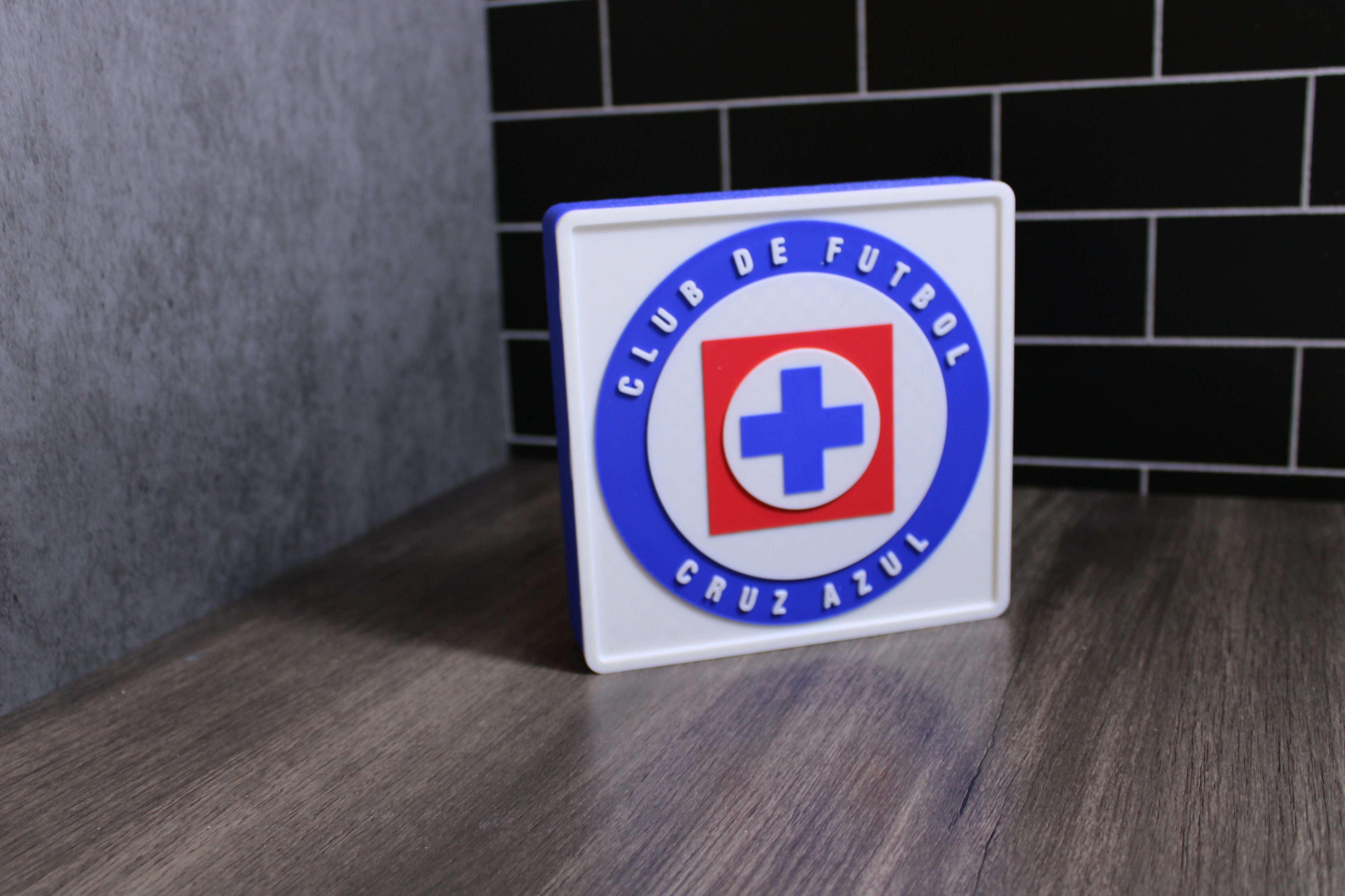 Club de Fútbol Cruz Azul. La Máquina Cementera.Liga MX.  Mejor regalo para un Celeste. Soccer Regalo para papá/hermano/primo/etc. 3D Printed Tiki-Taka3D