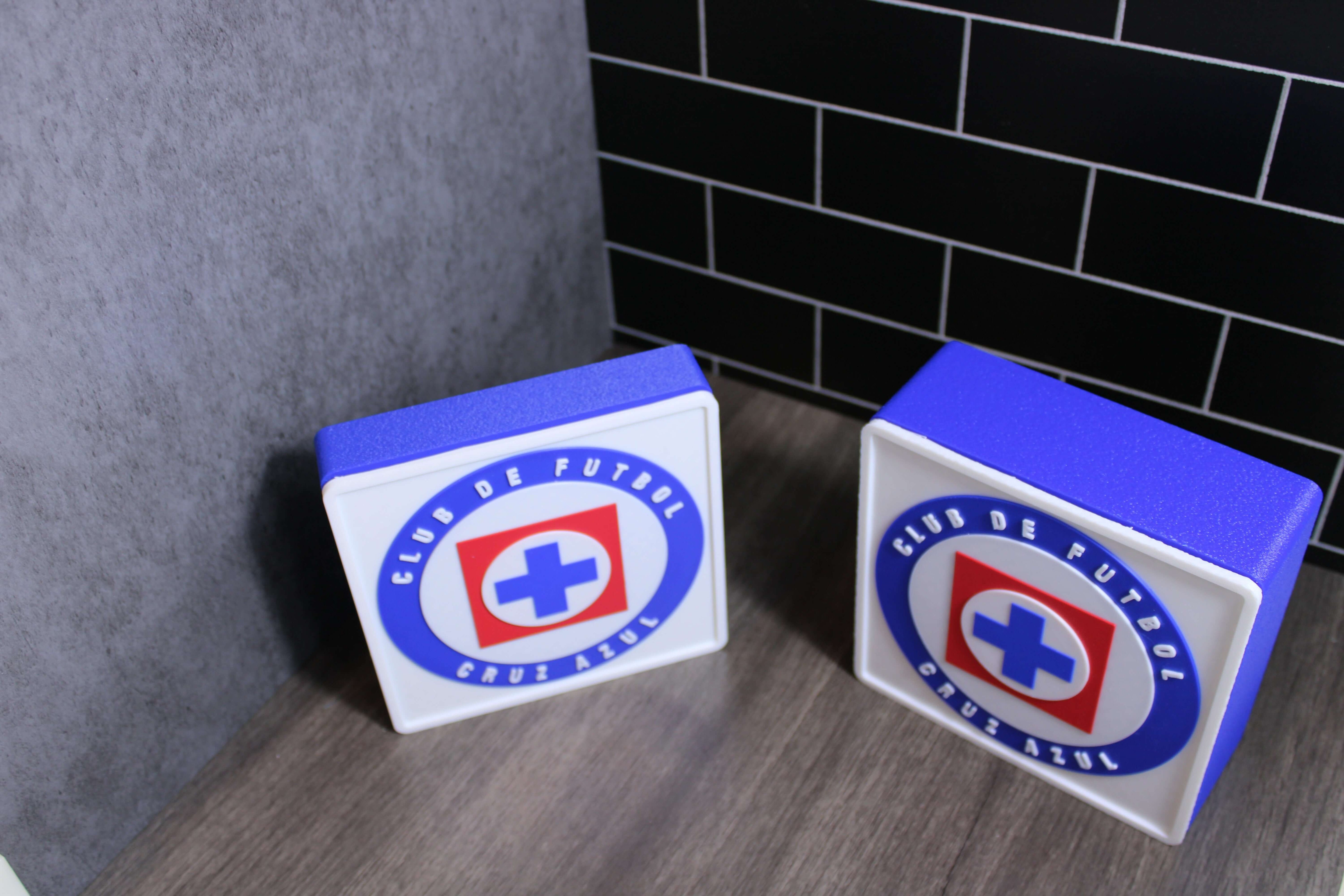 Club de Fútbol Cruz Azul. La Máquina Cementera.Liga MX.  Mejor regalo para un Celeste. Soccer Regalo para papá/hermano/primo/etc. 3D Printed Tiki-Taka3D
