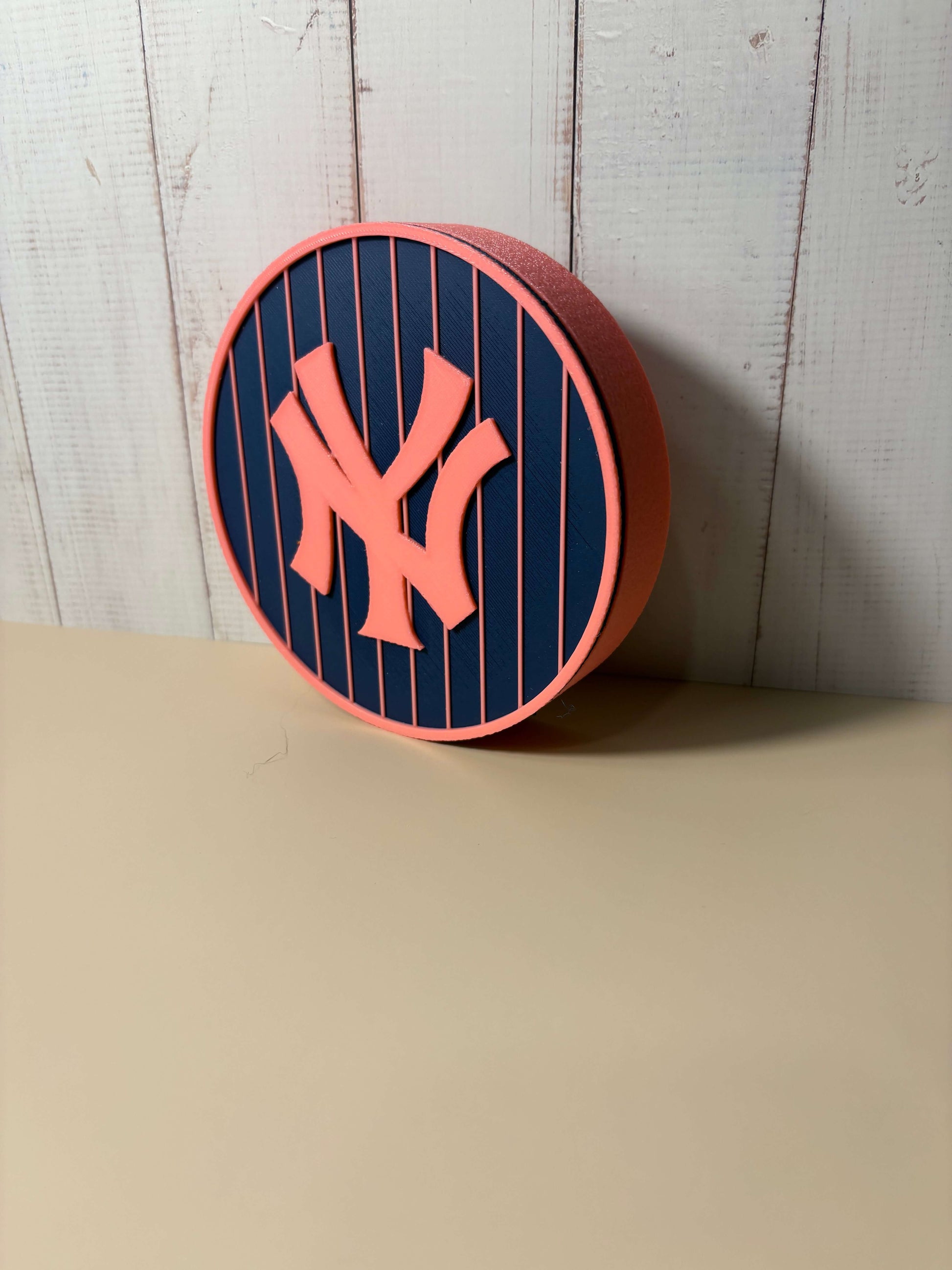 NY Yankees 3D Logo Stash Box in pink with vibrant colors, made from high-quality materials, and unique design.