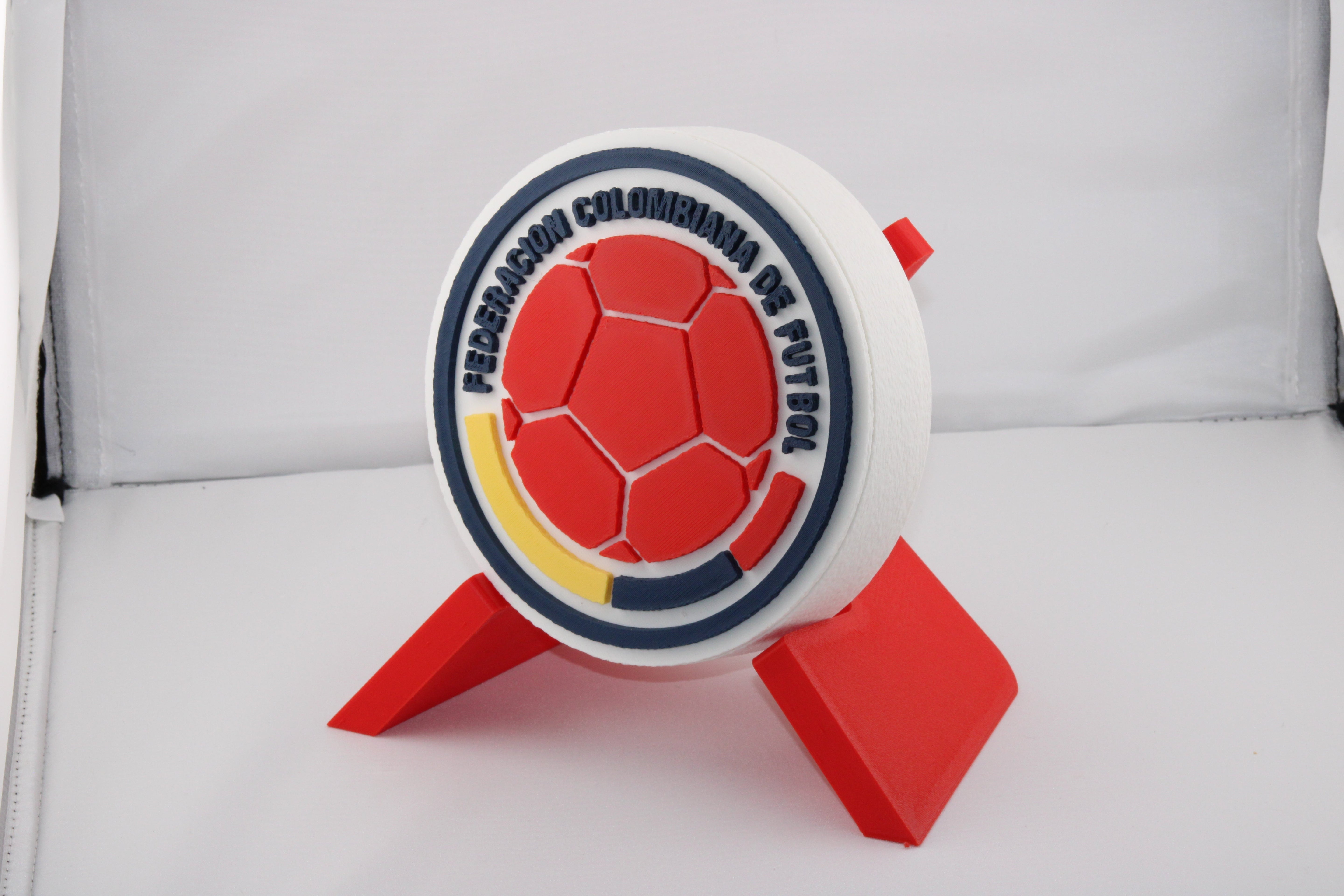 Colombia 3D Printed Soccer Emblem – Fan Gift for Proud Cafeteros Supporters Tiki-Taka3D