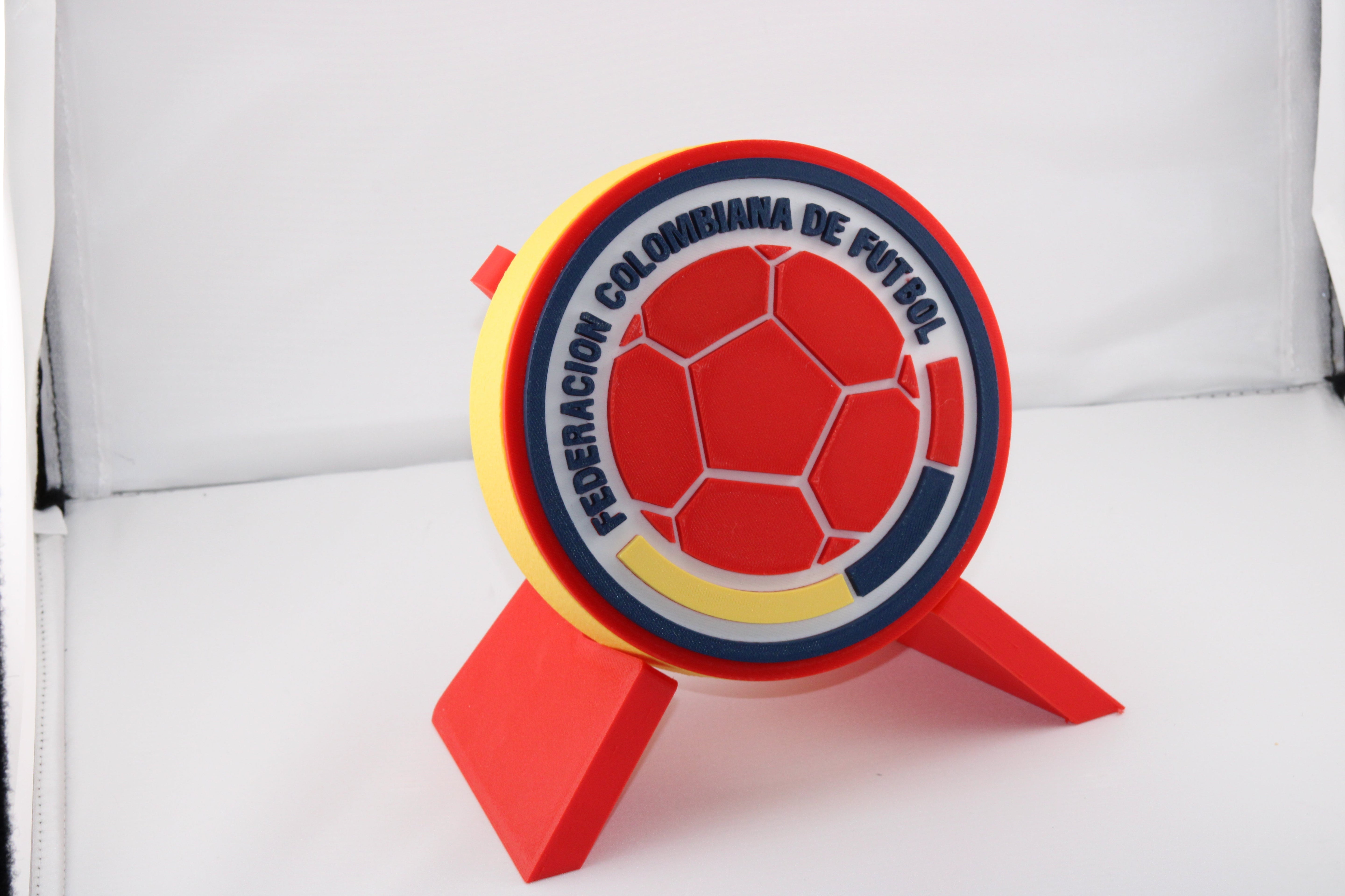 Colombia 3D Printed Soccer Emblem – Fan Gift for Proud Cafeteros Supporters Tiki-Taka3D