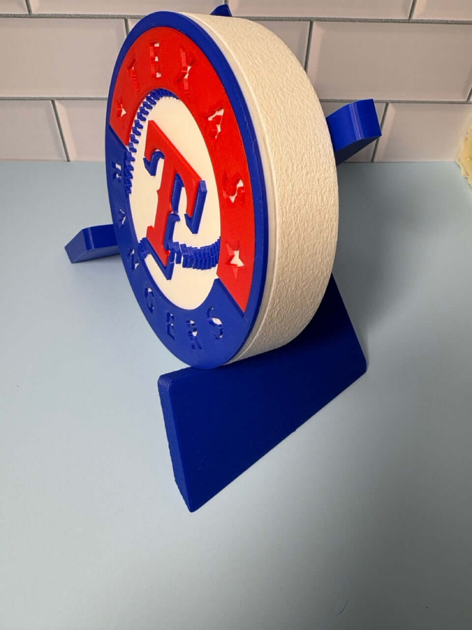 Customized Texas Rangers 3D Logo Stash Box: Unique MLB Baseball Fan Gift Tiki-Taka3D