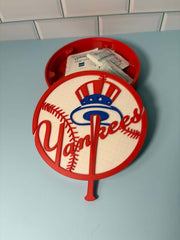 Customized New York Yankees 3D Printed Plaque: Unique MLB Baseball Fan Gift for Sports Decor Tiki-Taka3D