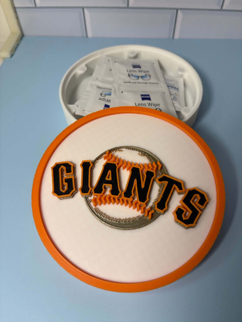 Customized San Francisco Giants 3D Printed Plaque: Unique MLB Baseball Fan Gift for Sports Decor Tiki-Taka3D