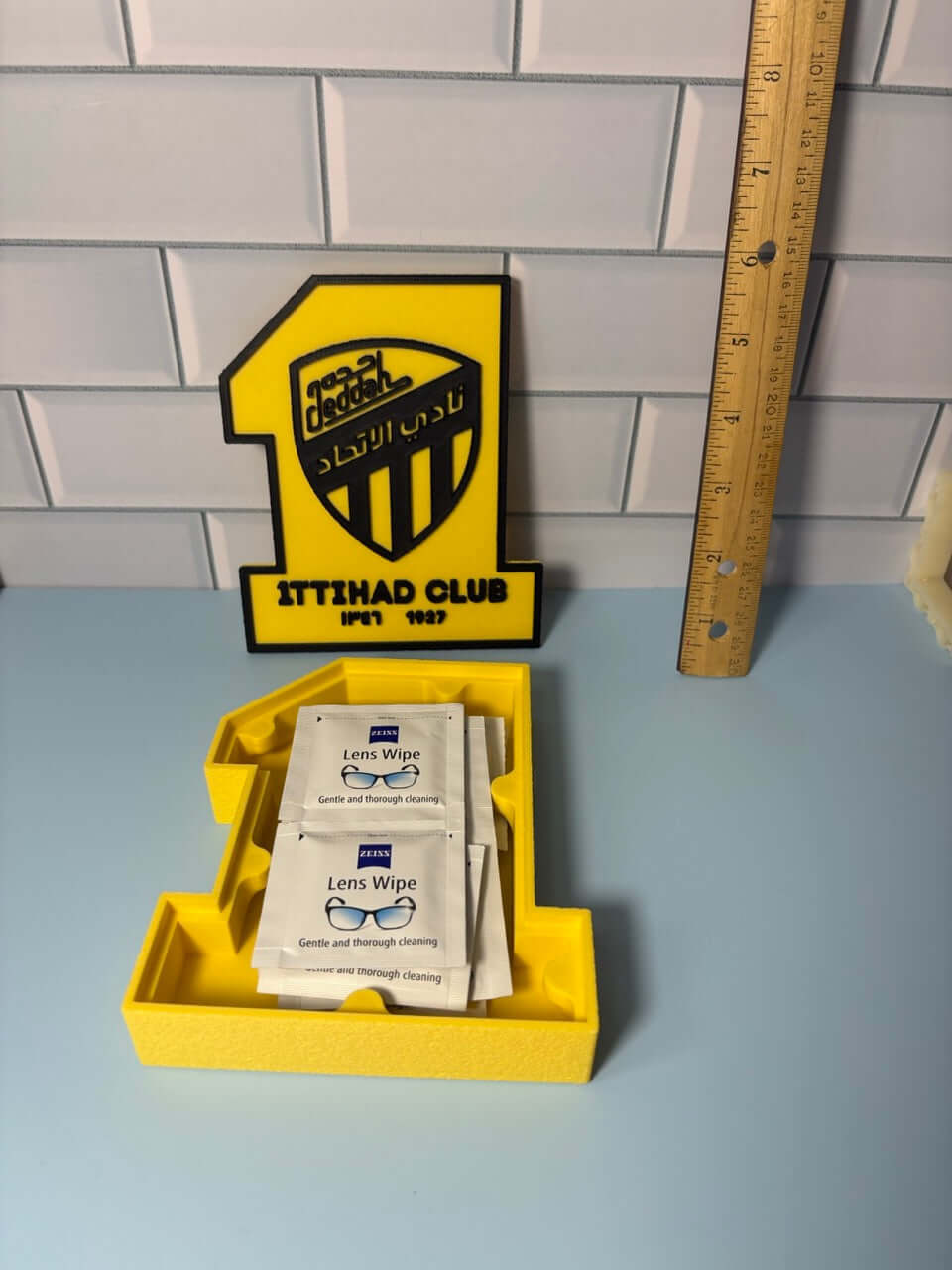 Al-Ittihad Club Decorative Box | Premium Football Fan Decor | Unique Soccer Gift | 3D Printed Tiki-Taka3D
