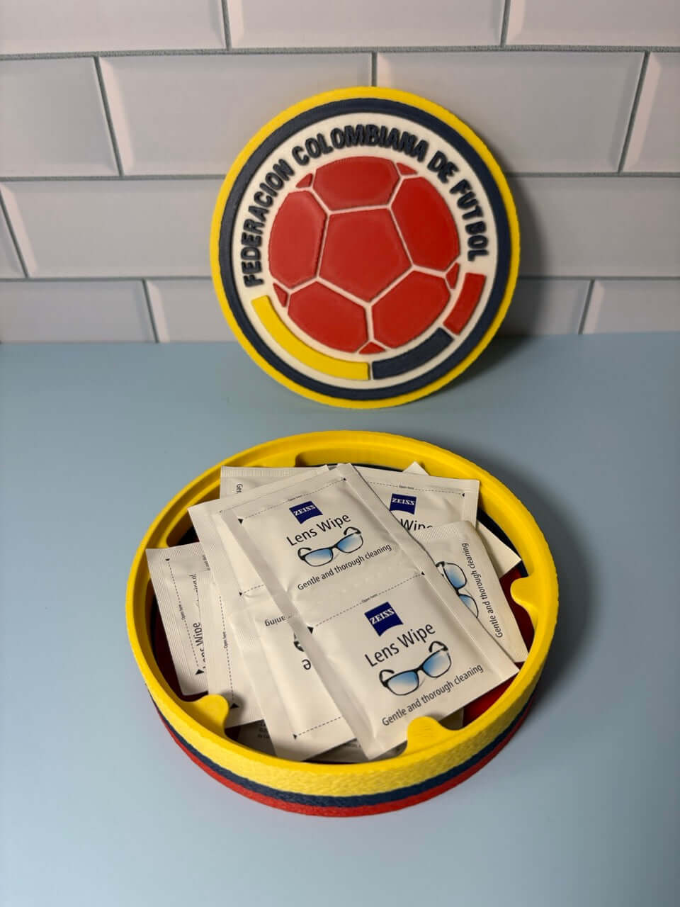 Colombia 3D Printed Soccer Emblem – Fan Gift for Proud Cafeteros Supporters Tiki-Taka3D