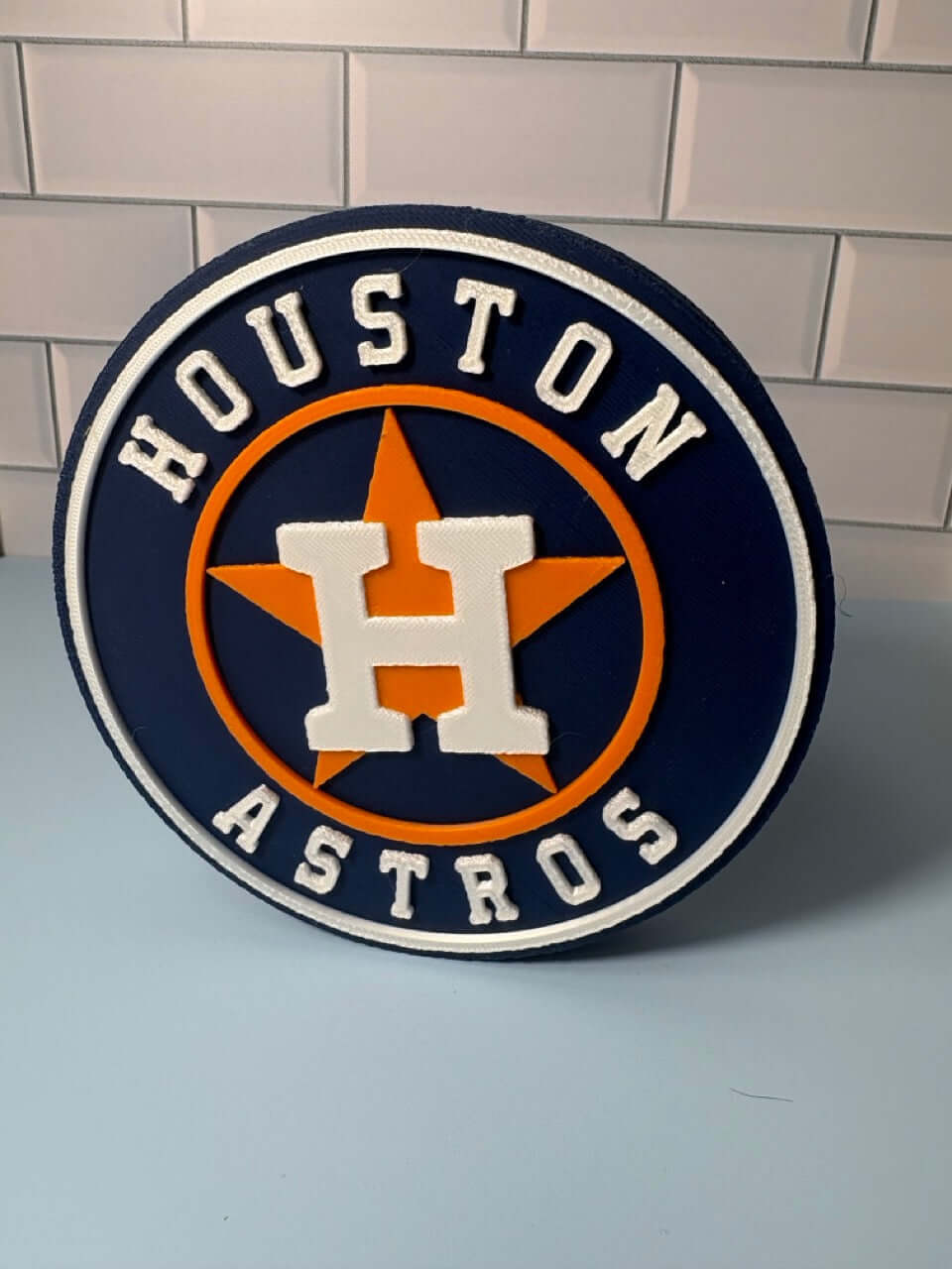 Customized Houston Astros 3D Logo Stash Box: Unique MLB Baseball Fan Gift Tiki-Taka3D
