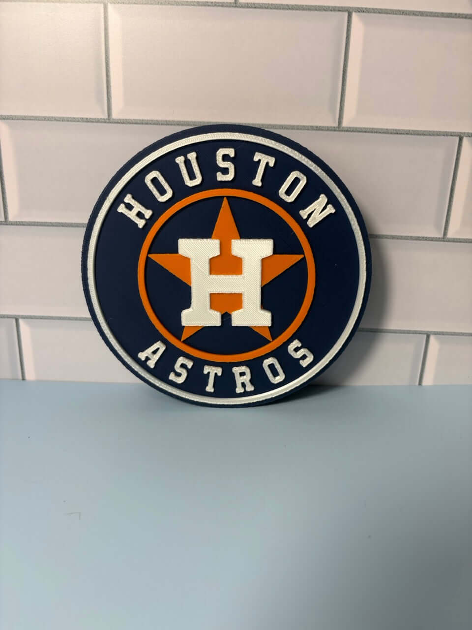 Customized Houston Astros 3D Logo Stash Box: Unique MLB Baseball Fan Gift Tiki-Taka3D