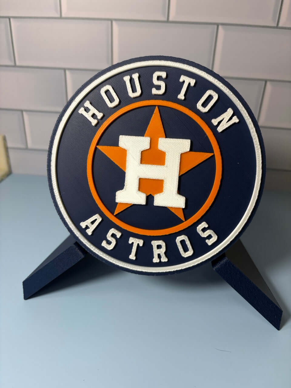 Customized Houston Astros 3D Logo Stash Box: Unique MLB Baseball Fan Gift Tiki-Taka3D