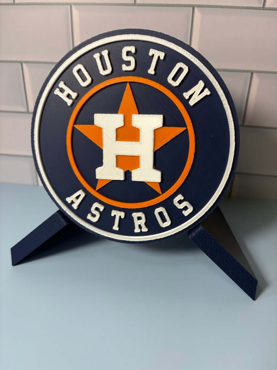 Customized Houston Astros 3D Logo Stash Box: Unique MLB Baseball Fan Gift Tiki-Taka3D