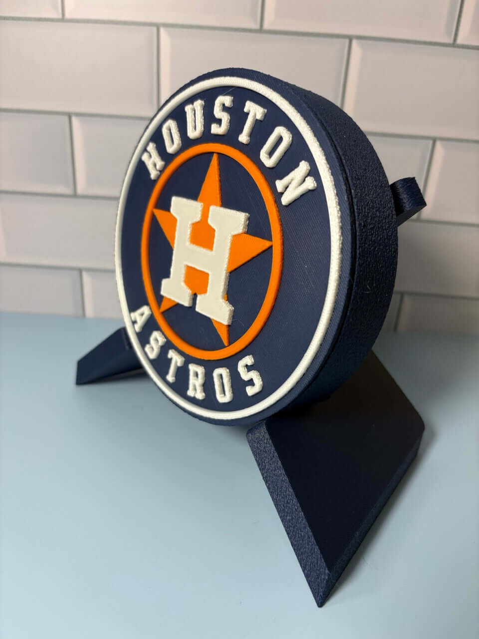Customized Houston Astros 3D Logo Stash Box: Unique MLB Baseball Fan Gift Tiki-Taka3D