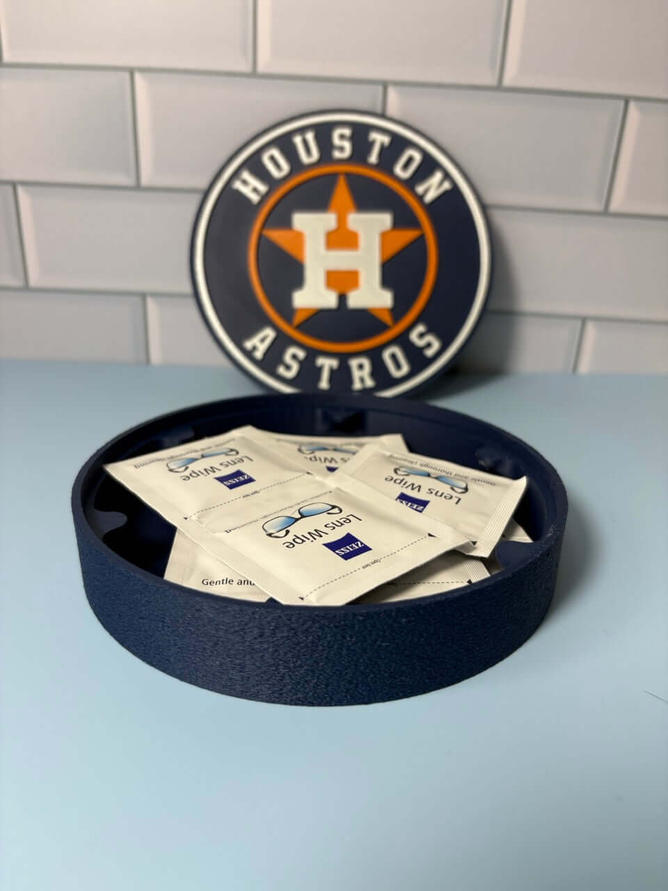 Customized Houston Astros 3D Logo Stash Box: Unique MLB Baseball Fan Gift Tiki-Taka3D