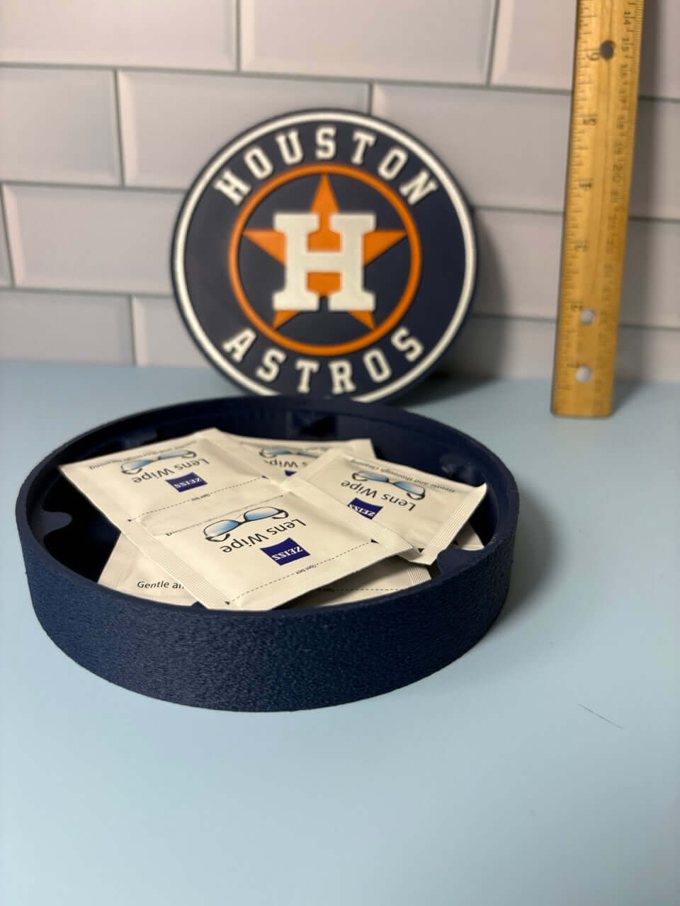 Customized Houston Astros 3D Logo Stash Box: Unique MLB Baseball Fan Gift Tiki-Taka3D