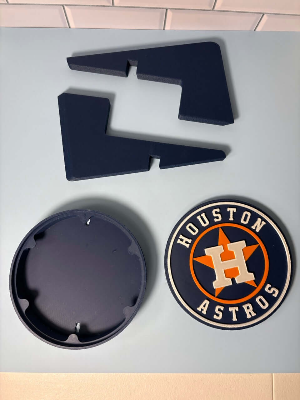Customized Houston Astros 3D Logo Stash Box: Unique MLB Baseball Fan Gift Tiki-Taka3D
